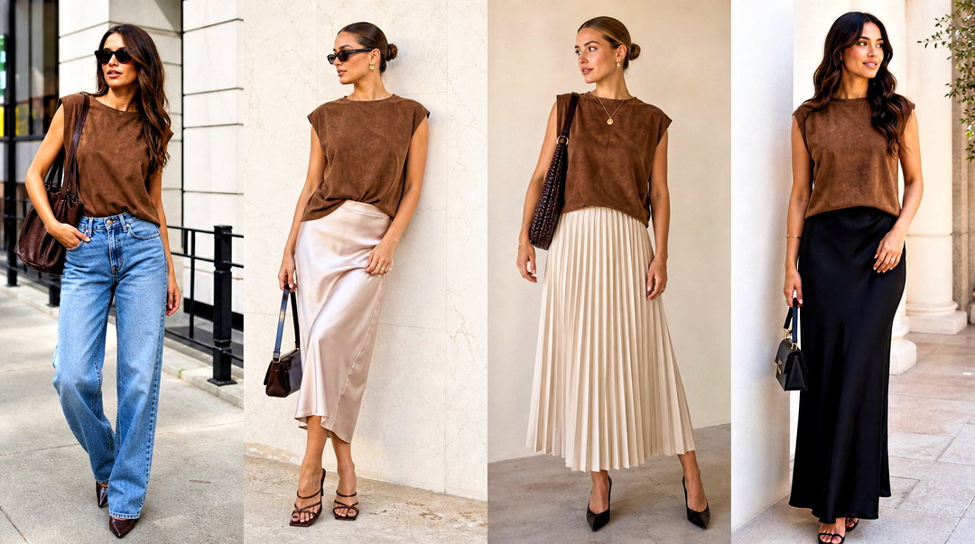 How To Style Suede Tops: 20 Luxe Looks for Cool Fall Days