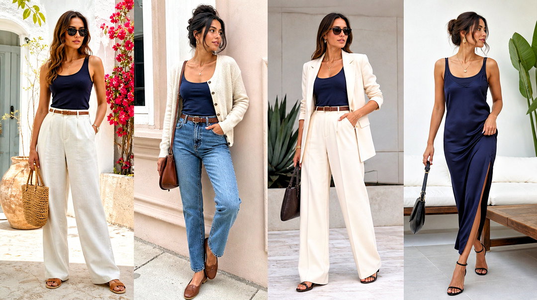 How To Style Vintage Tank Tops: 20 Timeless Outfit Ideas