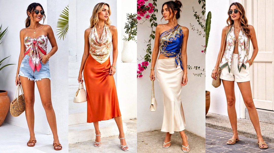 How To Tie A Long Scarf Into A Top: 20 Chic No-Sew Styles