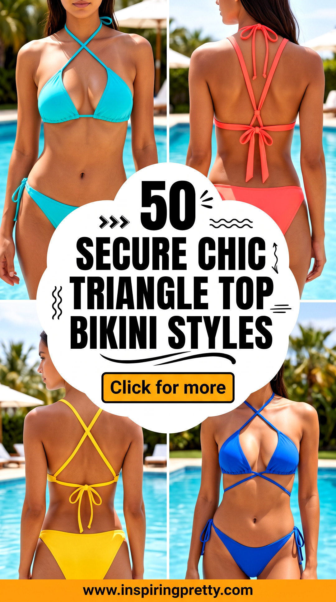 How To Tie Triangle Top Bikinis 50 Secure Chic Styles - How To Tie Triangle Top Bikinis: 50 Secure, Chic Styles