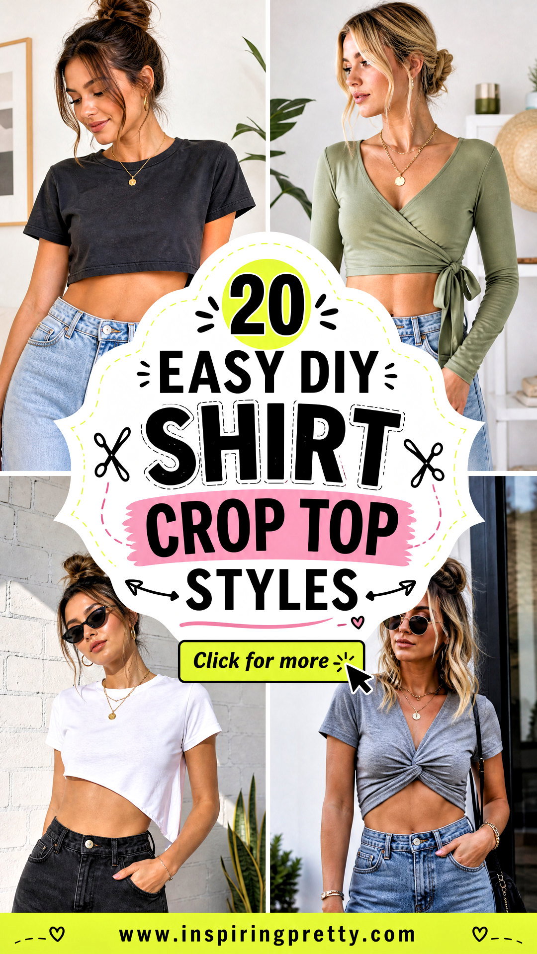 How To Turn A Shirt Into A Crop Top 20 Easy DIY Styles - How To Turn A Shirt Into A Crop Top: 20 Easy DIY Styles