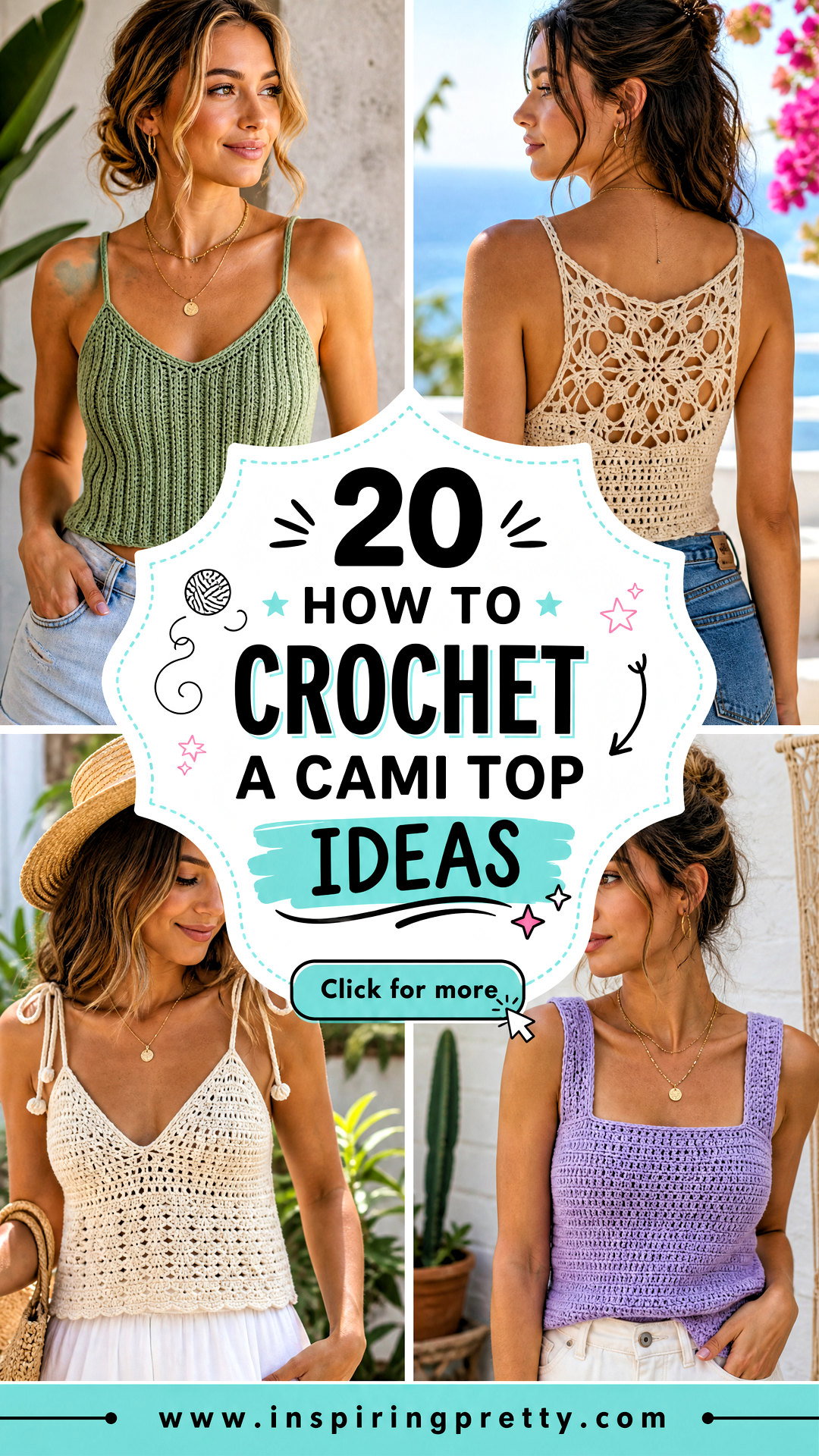 How to Crochet a Cami Top 20 Ways for Complete Beginners - How to Crochet a Cami Top: 20 Ways for Complete Beginners