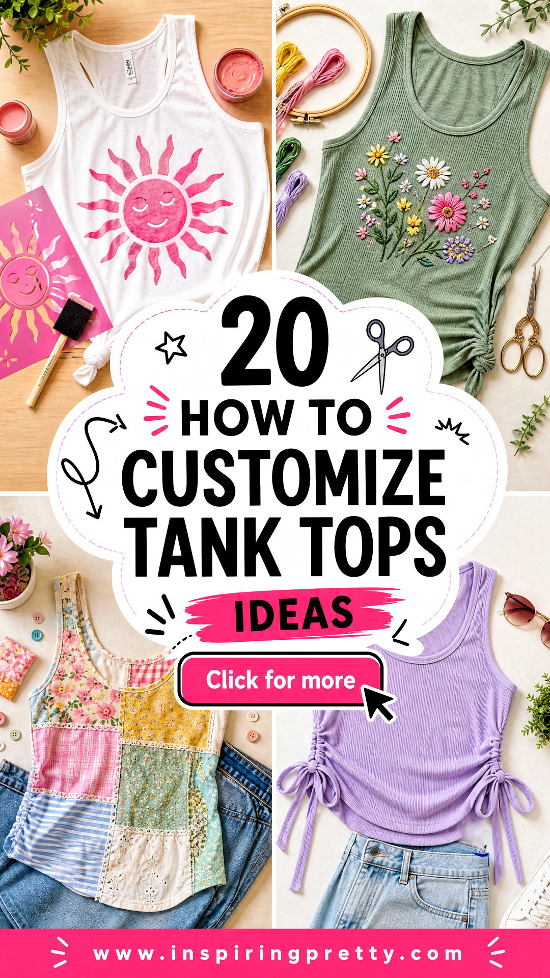 How to Customize Tank Tops 20 Creative Ways to Try Now - How to Customize Tank Tops: 20 Creative Ways to Try Now