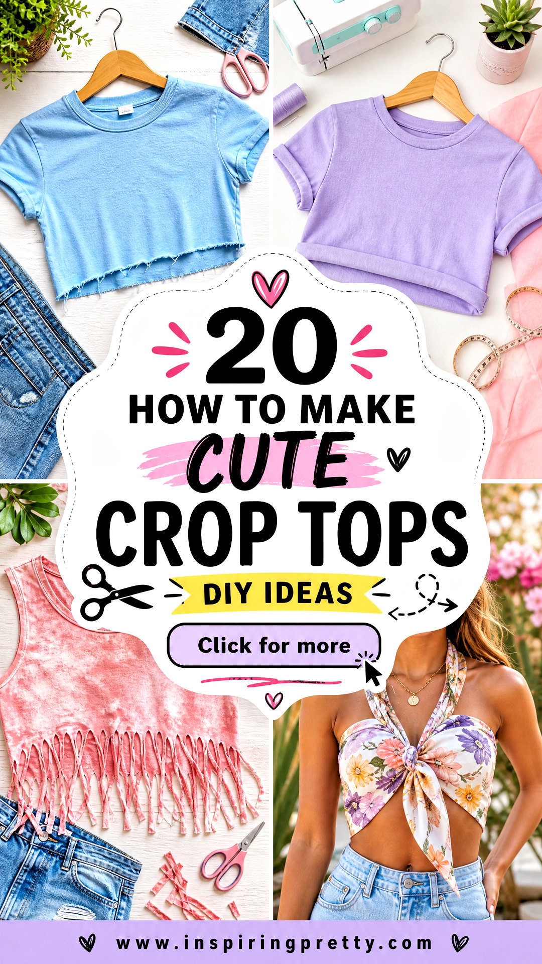 How to Make Cute Crop Tops DIY 20 Fun Ways for Beginners - How to Make Cute Crop Tops DIY: 20 Fun Ways for Beginners