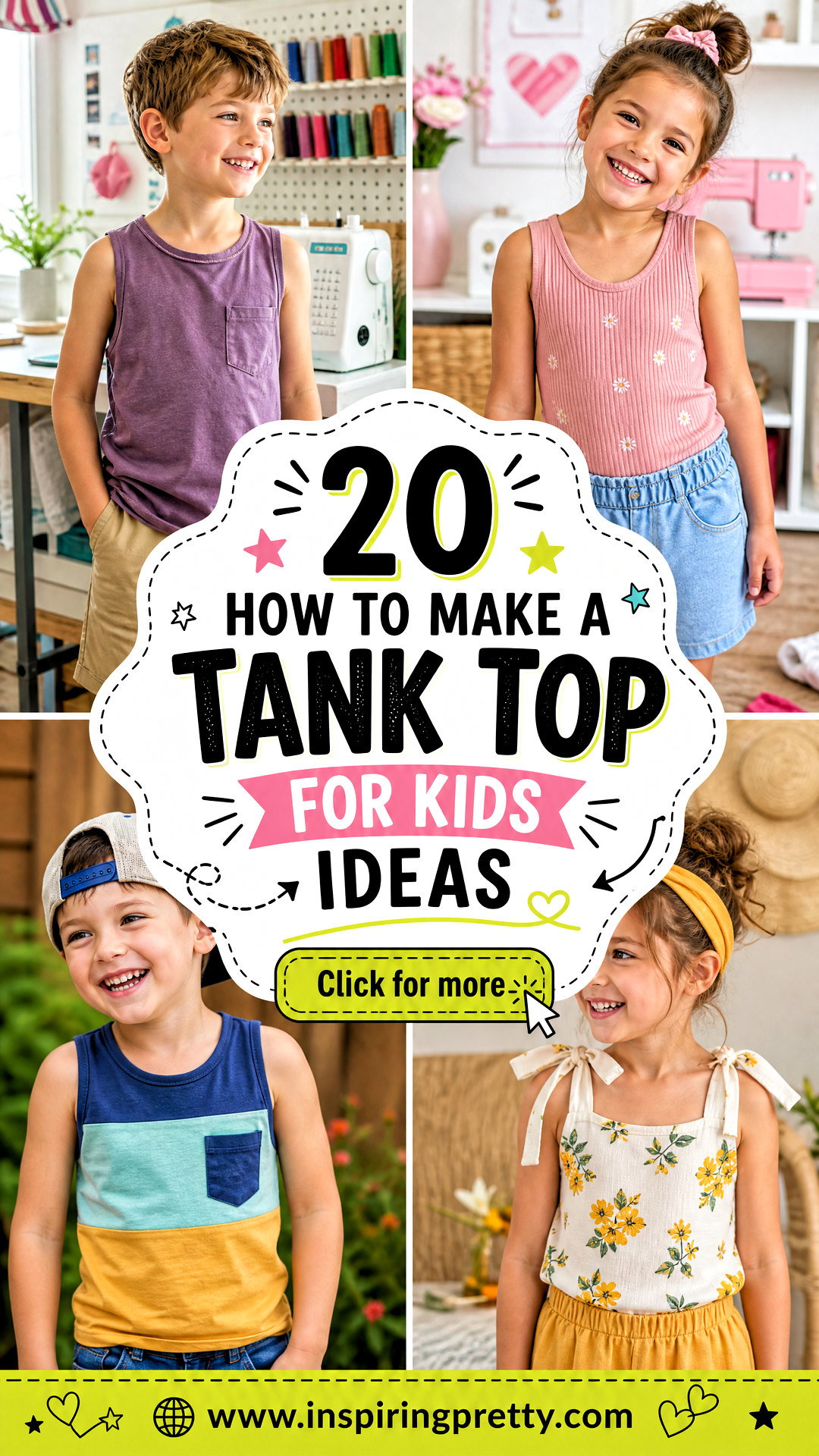 How to Make a Tank Top for Kids 20 Fun Beginner-Friendly Ways - How to Make a Tank Top for Kids: 20 Fun, Beginner-Friendly Ways