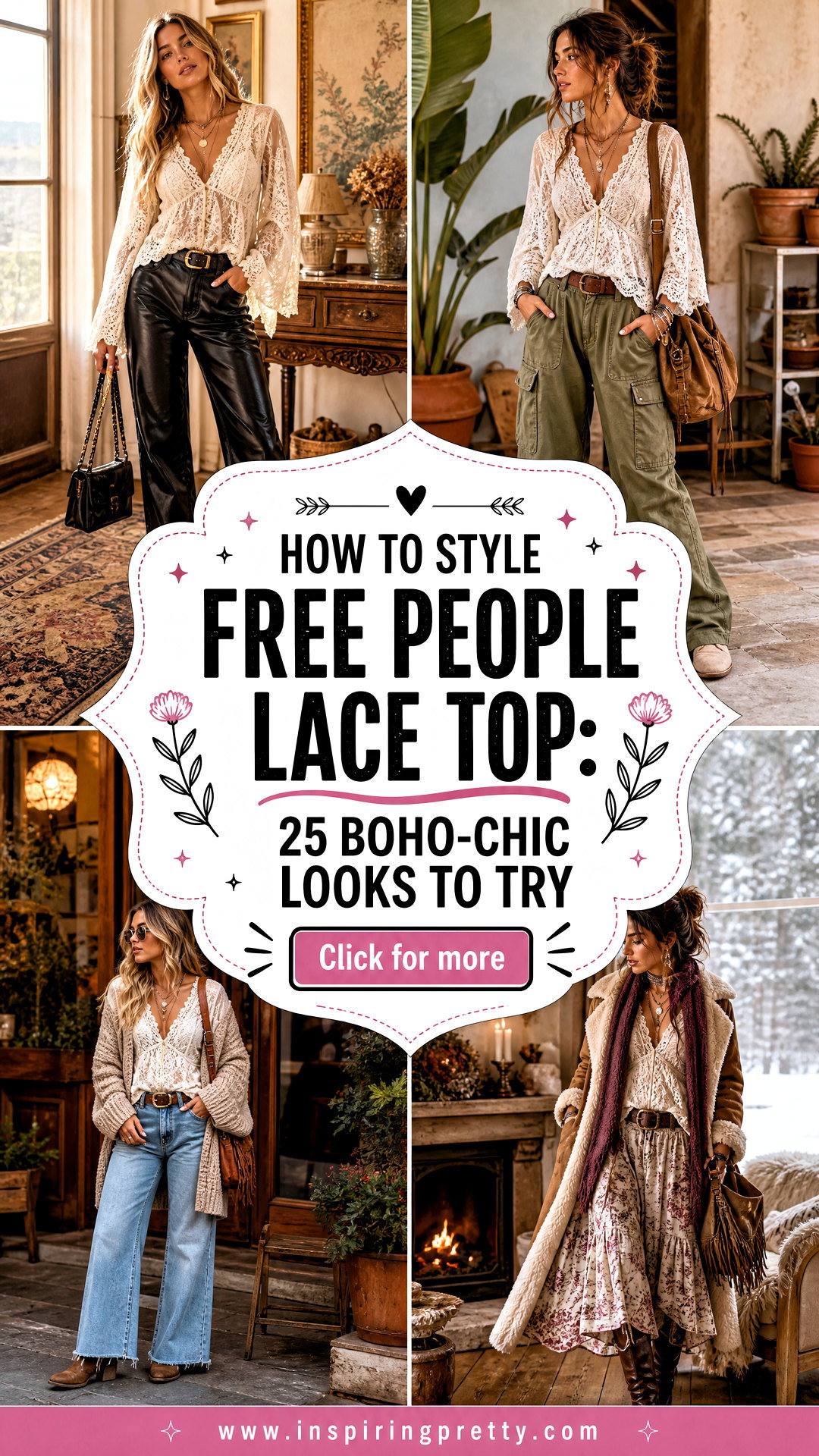 How to Style Free People Lace Top 25 Boho-Chic Looks to Try - How to Style Free People Lace Top: 25 Boho-Chic Looks to Try