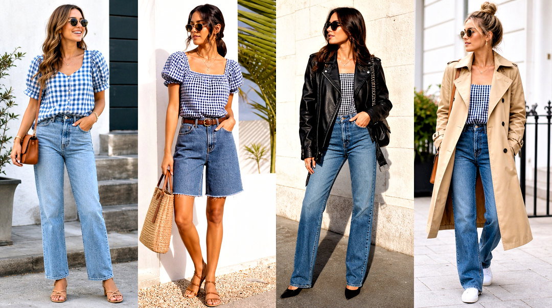 How to Style Gingham Tops: 20 Fresh Looks for Spring and Summer