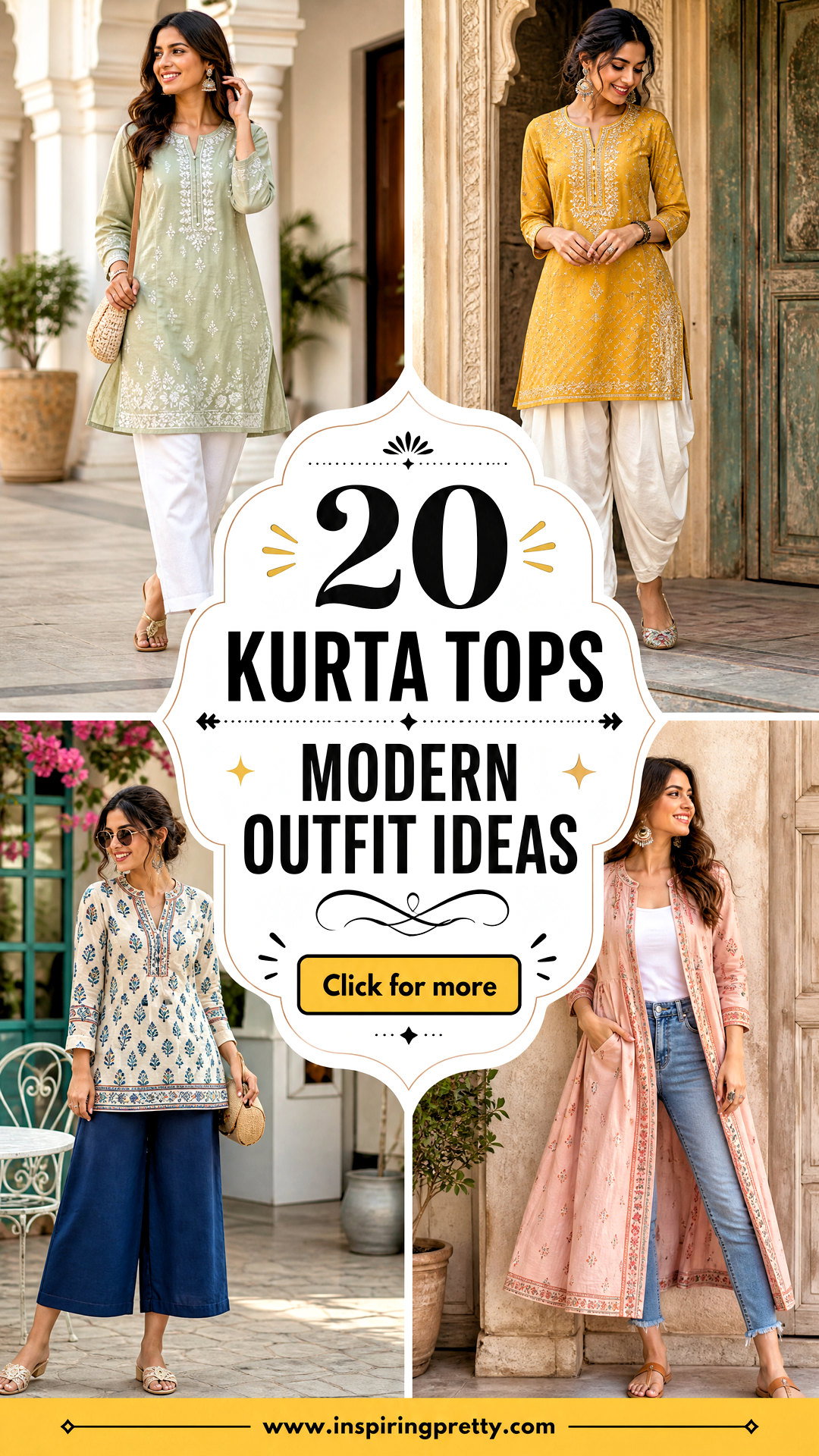 How to Style Kurta Tops 20 Elegant Outfit Ideas for Modern Wear - How to Style Kurta Tops: 20 Elegant Outfit Ideas for Modern Wear