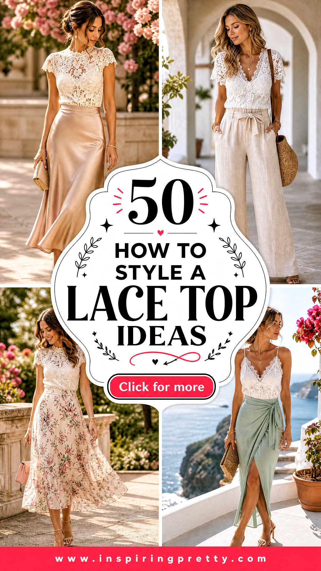 How to Style a Lace Top 50 Chic Ways for Every Occasion - How to Style a Lace Top: 50 Chic Ways for Every Occasion