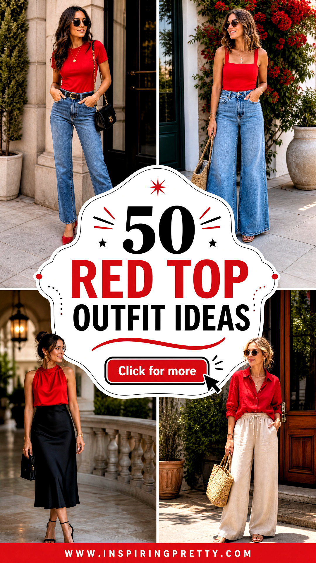 How to Style a Red Top 50 Chic Looks for All Year Long - How to Style a Red Top: 50 Chic Looks for All Year Long
