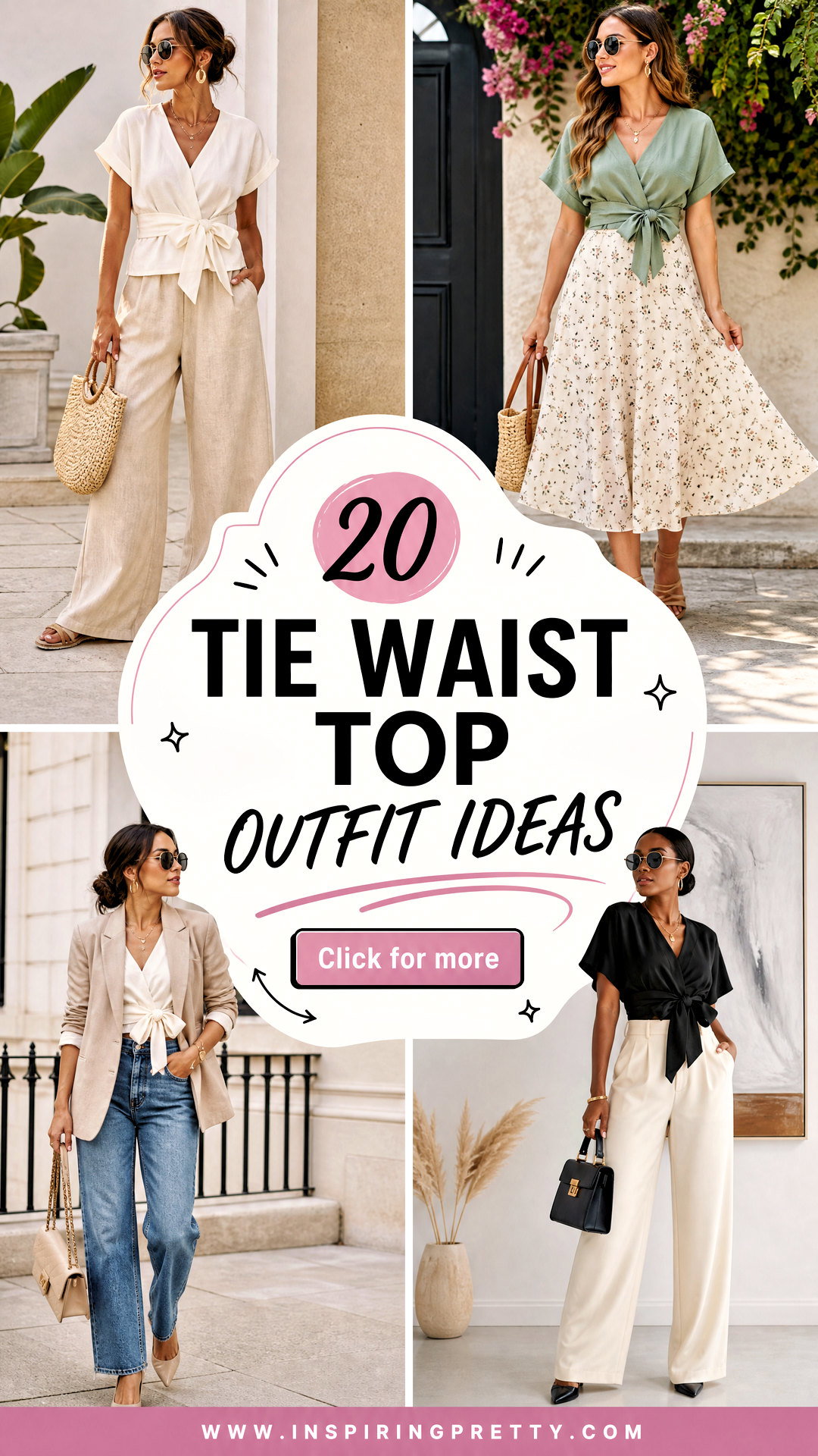 How to Style a Tie Waist Top 20 Flattering Outfit Ideas - How to Style a Tie Waist Top: 20 Flattering Outfit Ideas