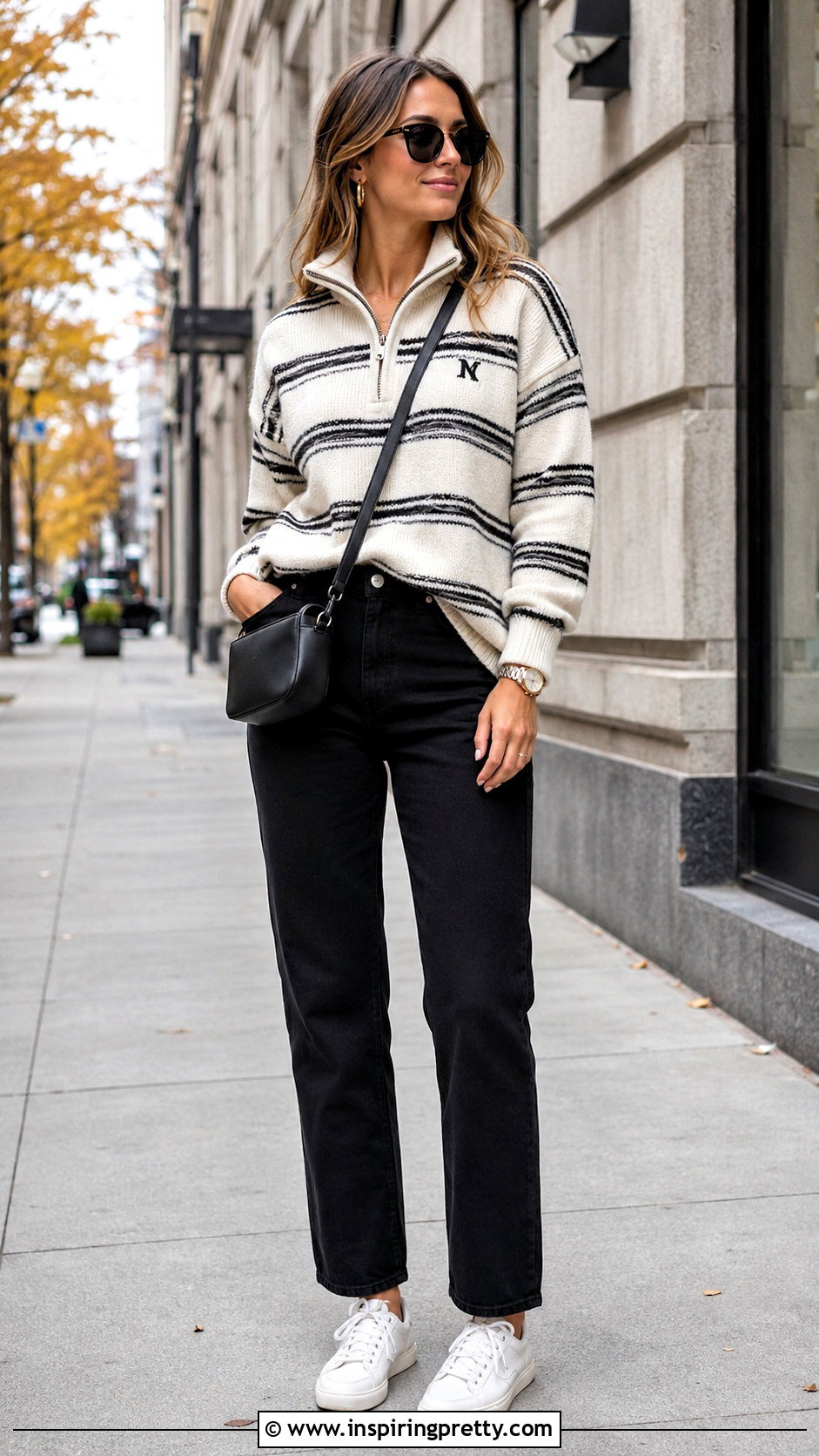 Hurley Pullover Sweater With Black Jeans - 20 hurley tops outfit ideas