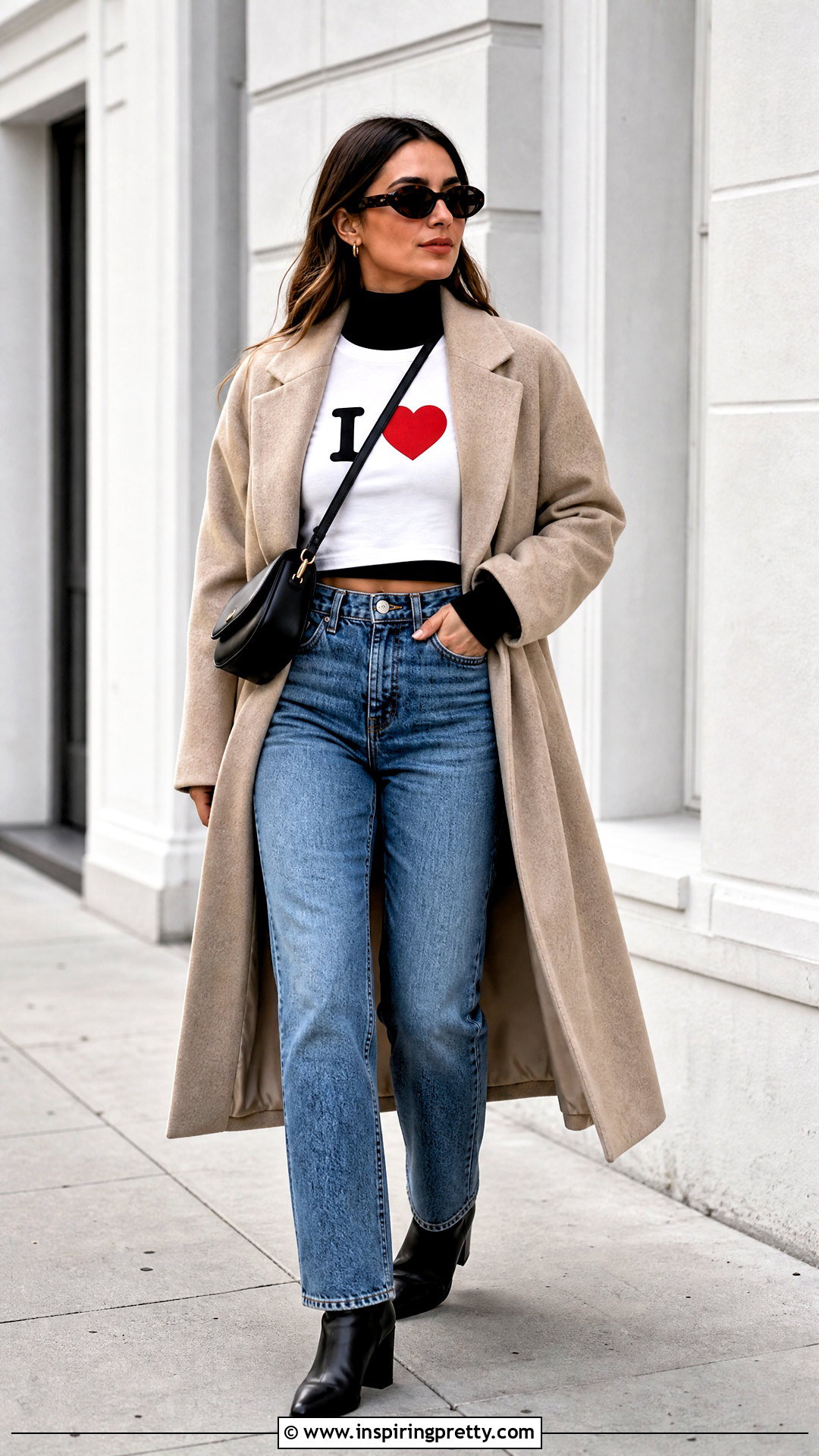 I Heart Crop Top Over A Turtleneck - 25 i heart crop top outfit ideas