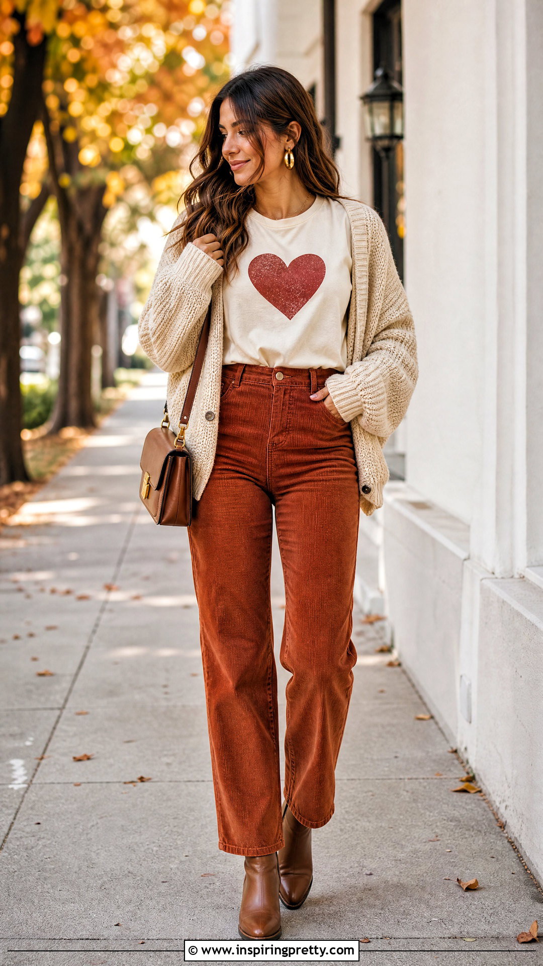 I Heart Crop Top With Corduroy Pants - 25 i heart crop top outfit ideas