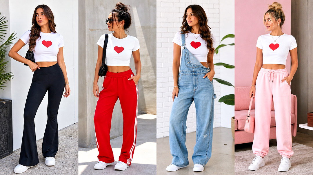 20 I Heart My Boyfriend Crop Top Outfit Ideas for Summer Fun