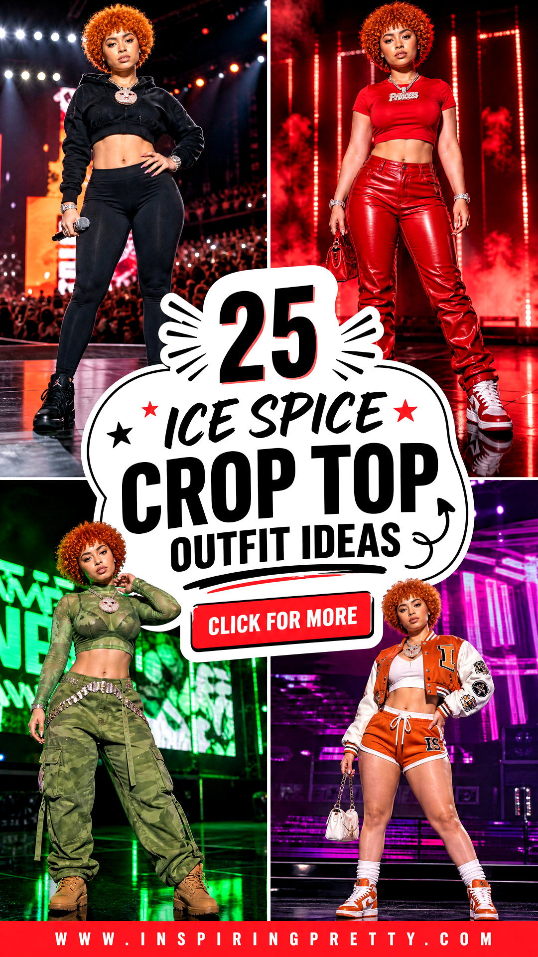 25 Ice Spice Crop Top Outfit Ideas for Bold Concert Looks - 25 Ice Spice Crop Top Outfit Ideas for Bold Concert Looks