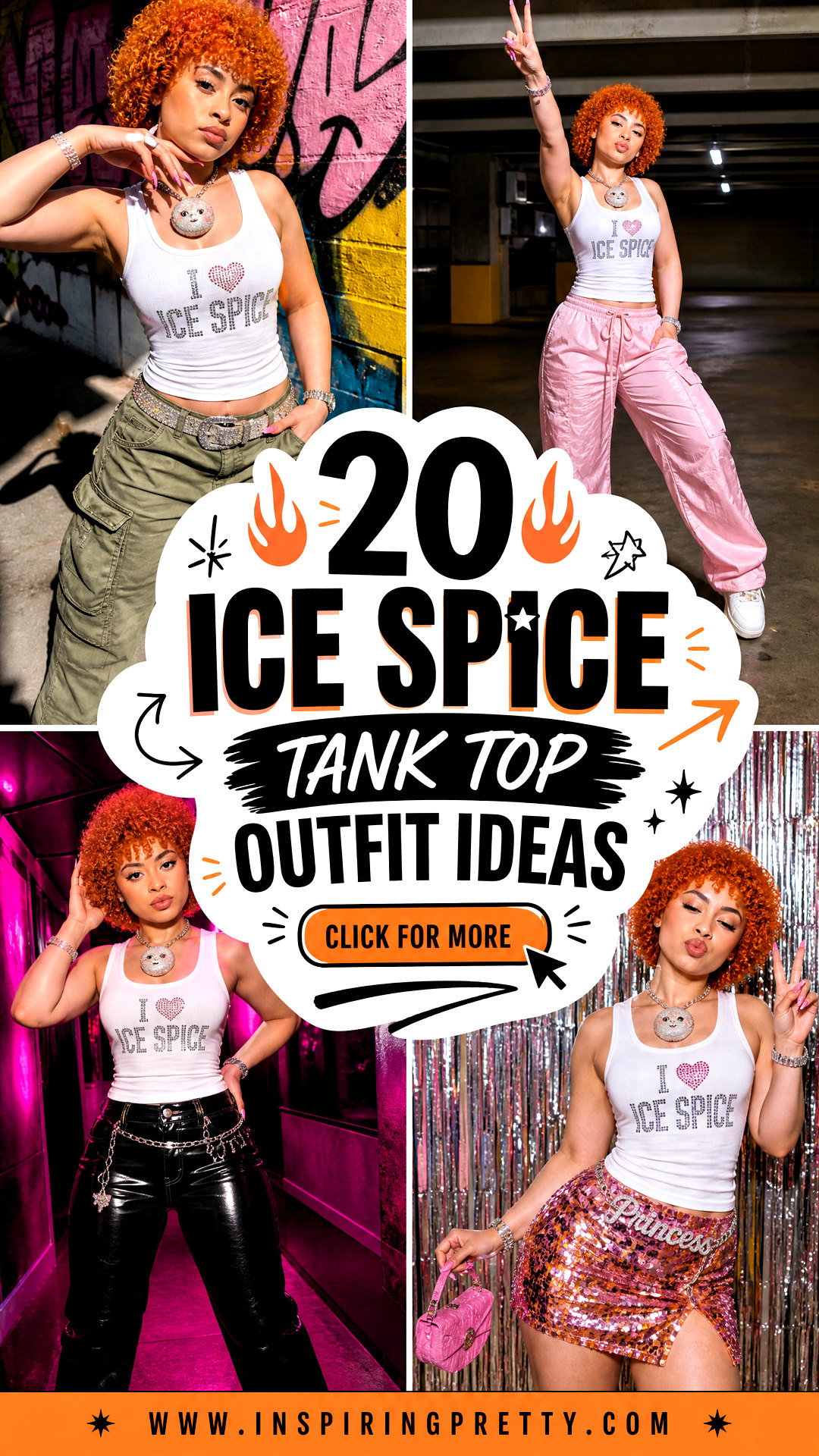 20 Ice Spice Tank Top Outfit Ideas for Bold Festival Looks - 20 Ice Spice Tank Top Outfit Ideas for Bold Festival Looks