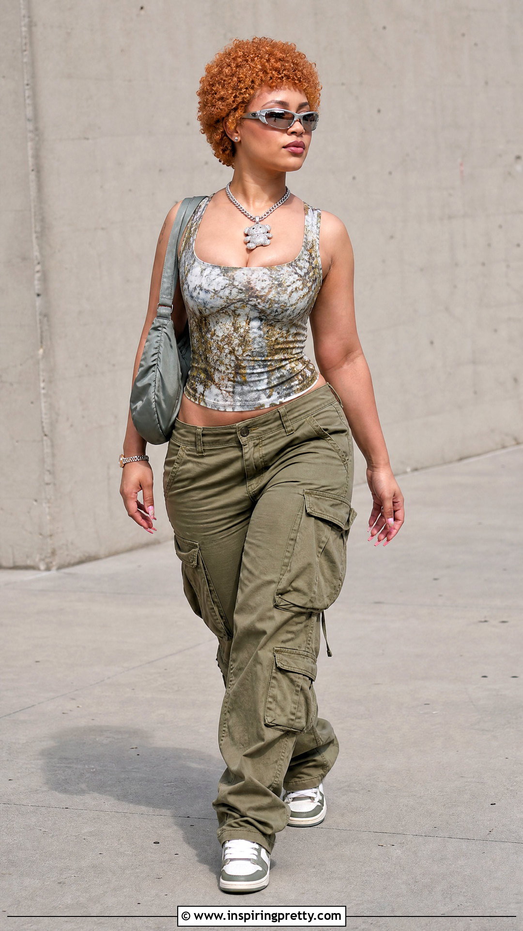 Ice Spice Tank Top With Cargo Pants - 20 Ice Spice Tank Top outfit ideas