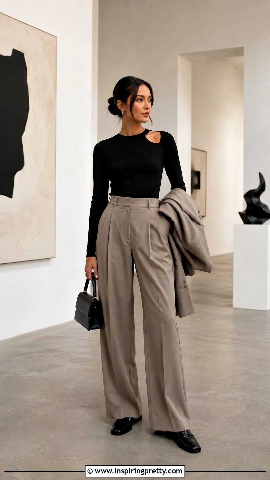 Iets Frans Cutout Long Sleeve Top With Loose Trousers - 25 iets frans long sleeve tops