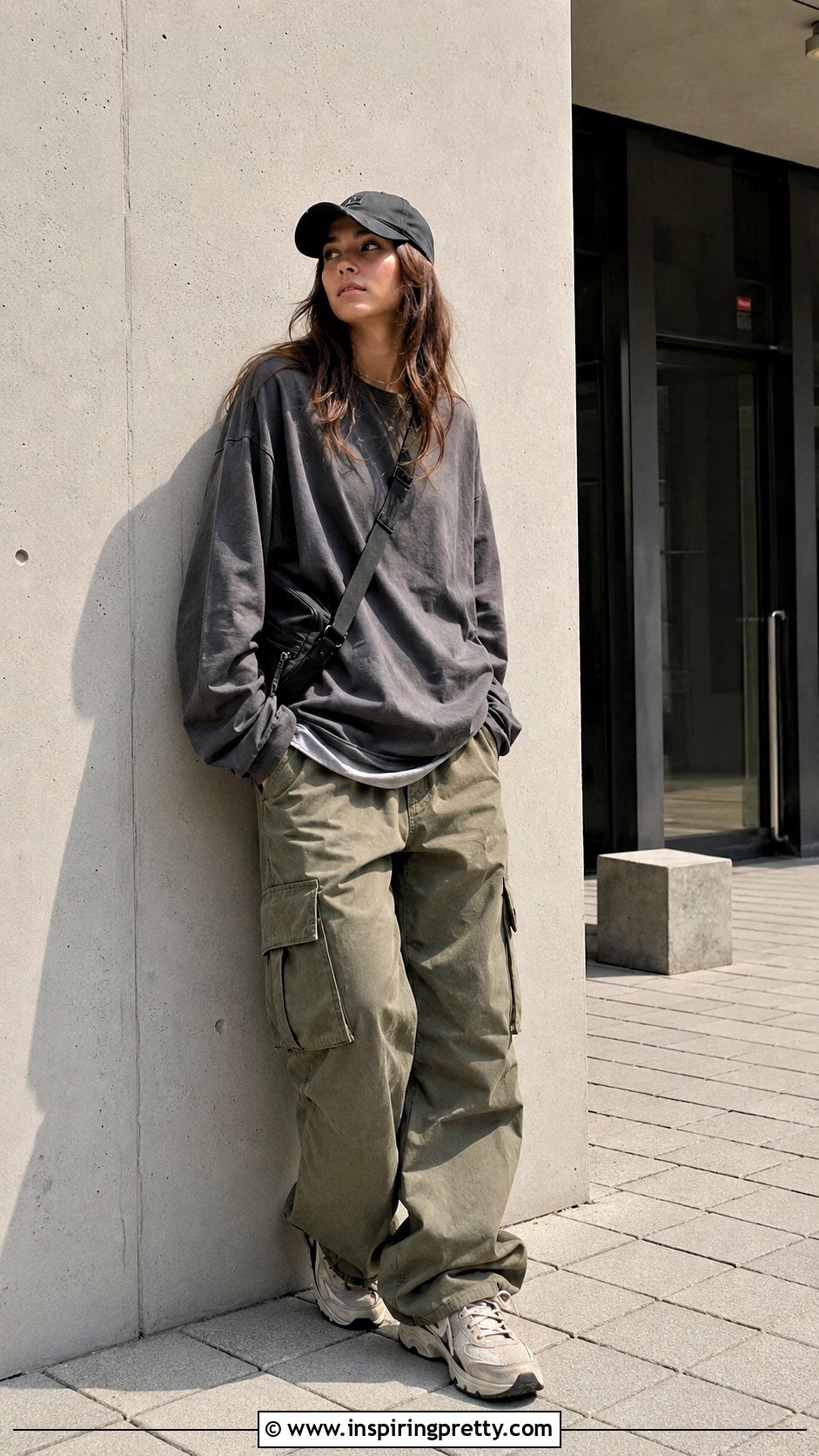 Iets Frans Double Layer Long Sleeve Top With Cargo Pants - 25 iets frans long sleeve tops
