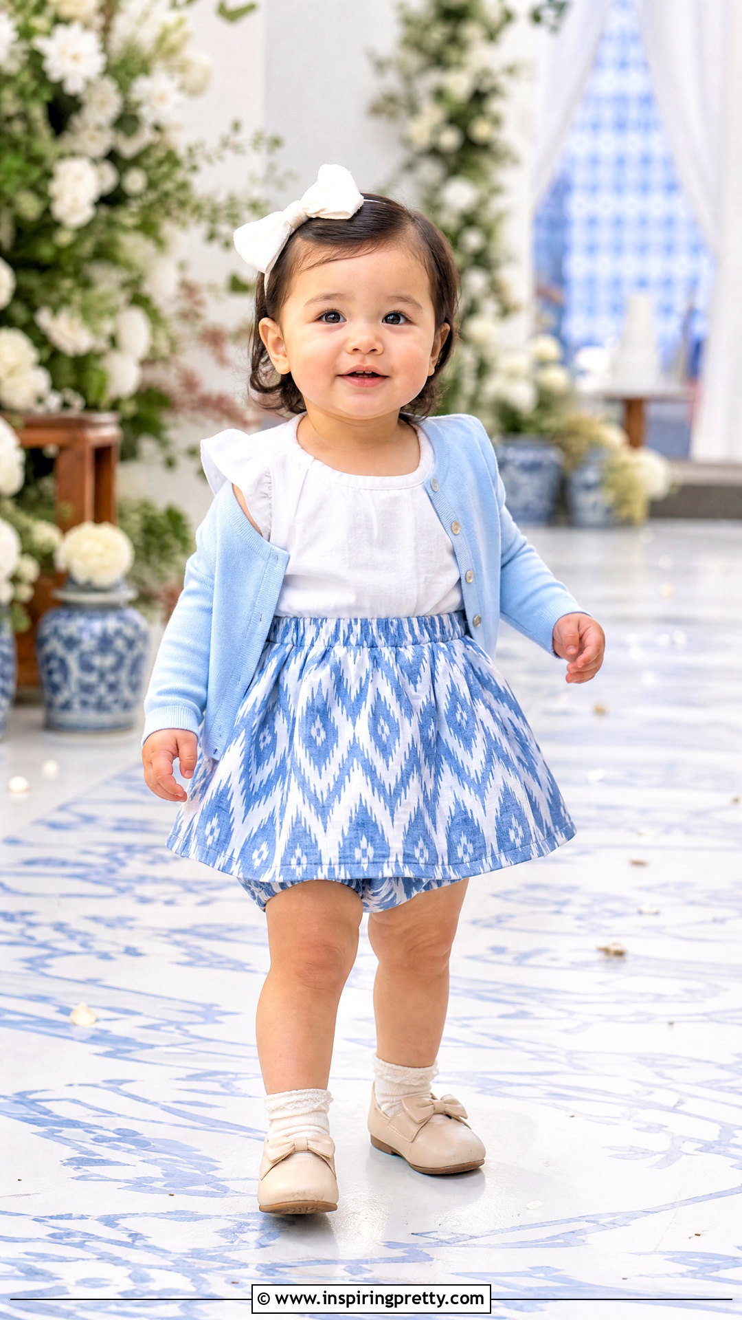Ikat Baby Skirt Top Set - 50 baby skirt top designs