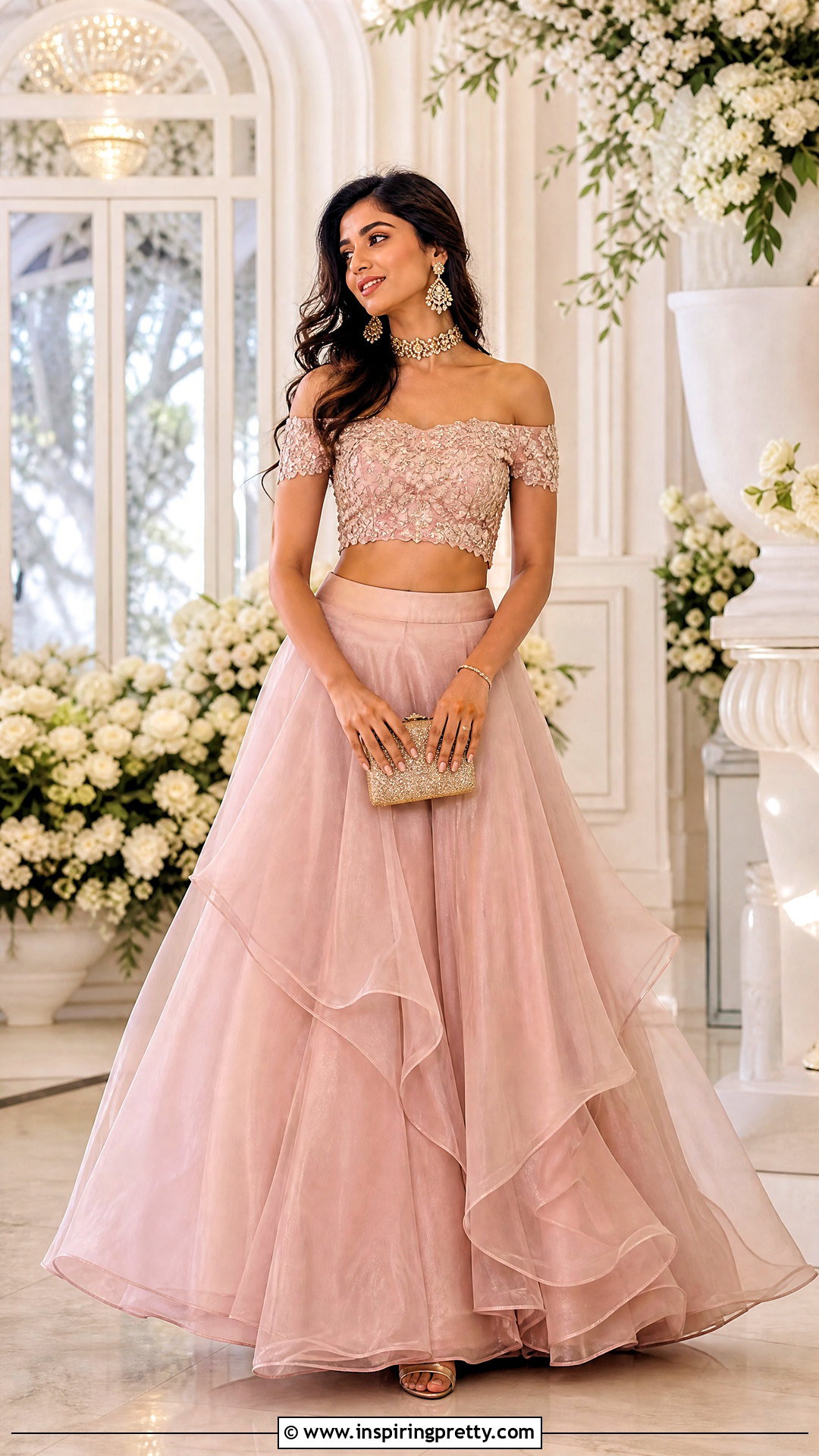 Indian Skirt And Off Shoulder Top Outfit - 50 indian skirt and top outfits