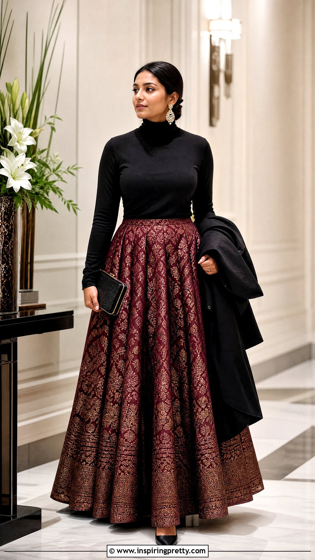 Indian Skirt And Turtleneck Top Outfit - 50 indian skirt and top outfits