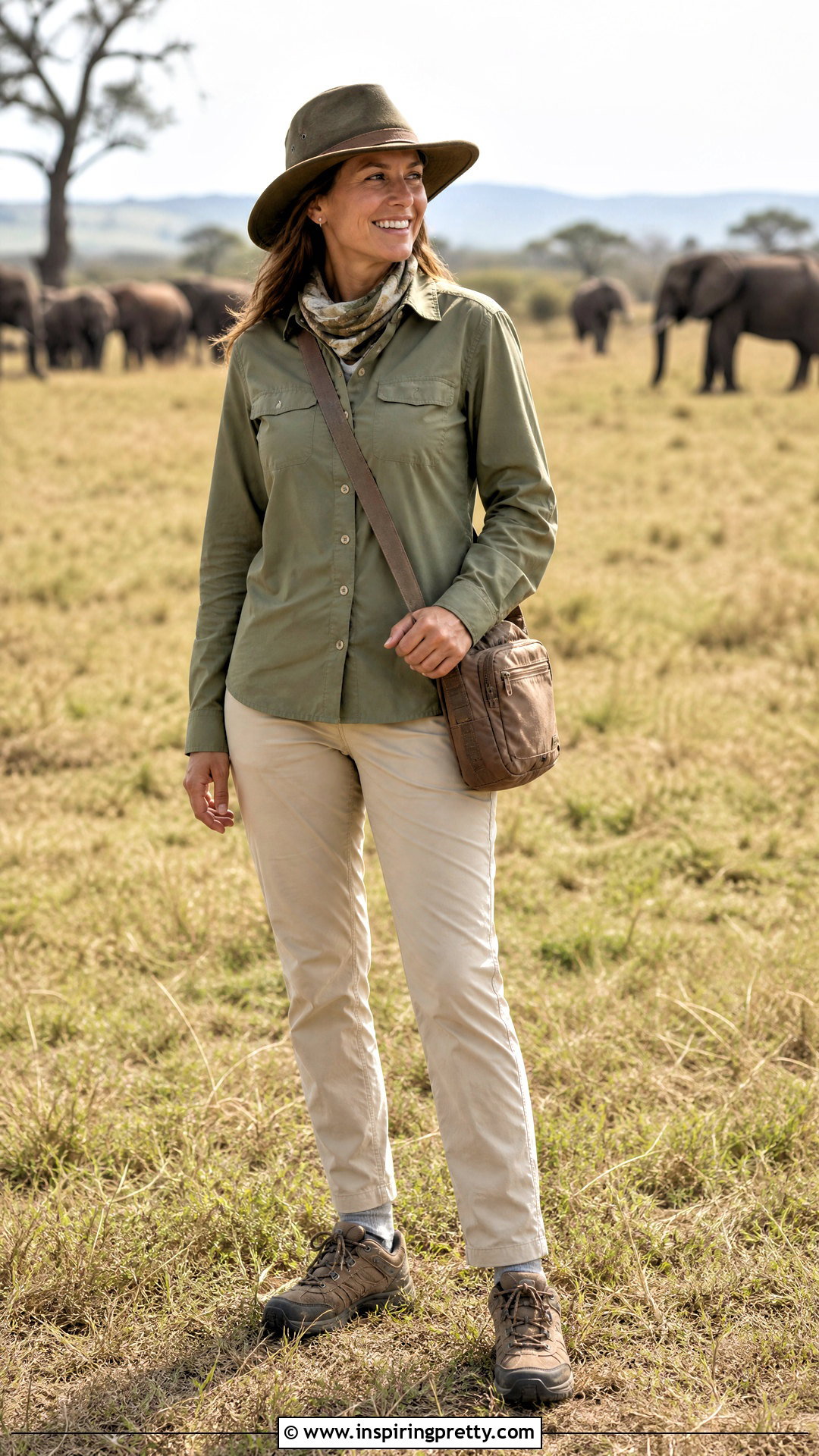 Insect Repellent Safari Shirt With Travel Pants - 25 safari tops for women