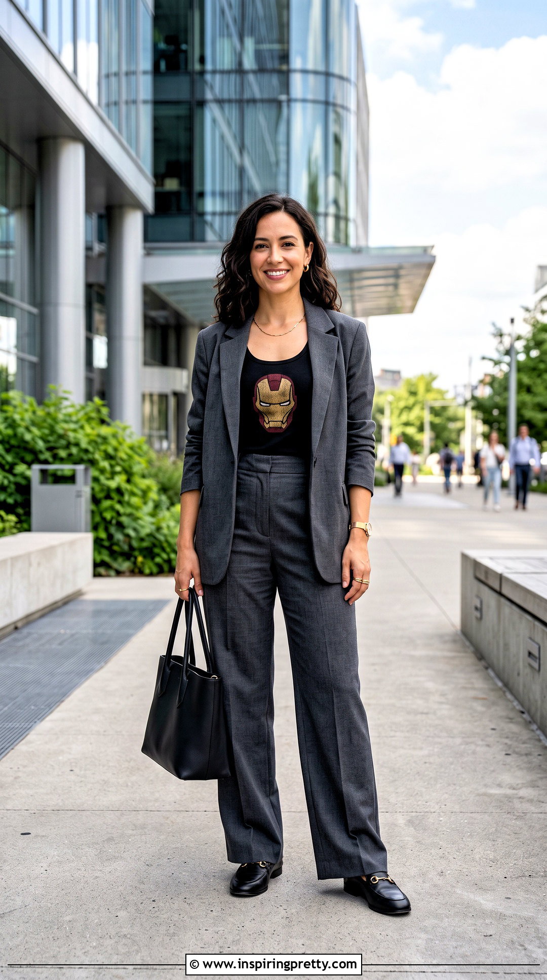Iron Man Tank Top With Blazer And Trousers - 25 iron man tank top outfit ideas