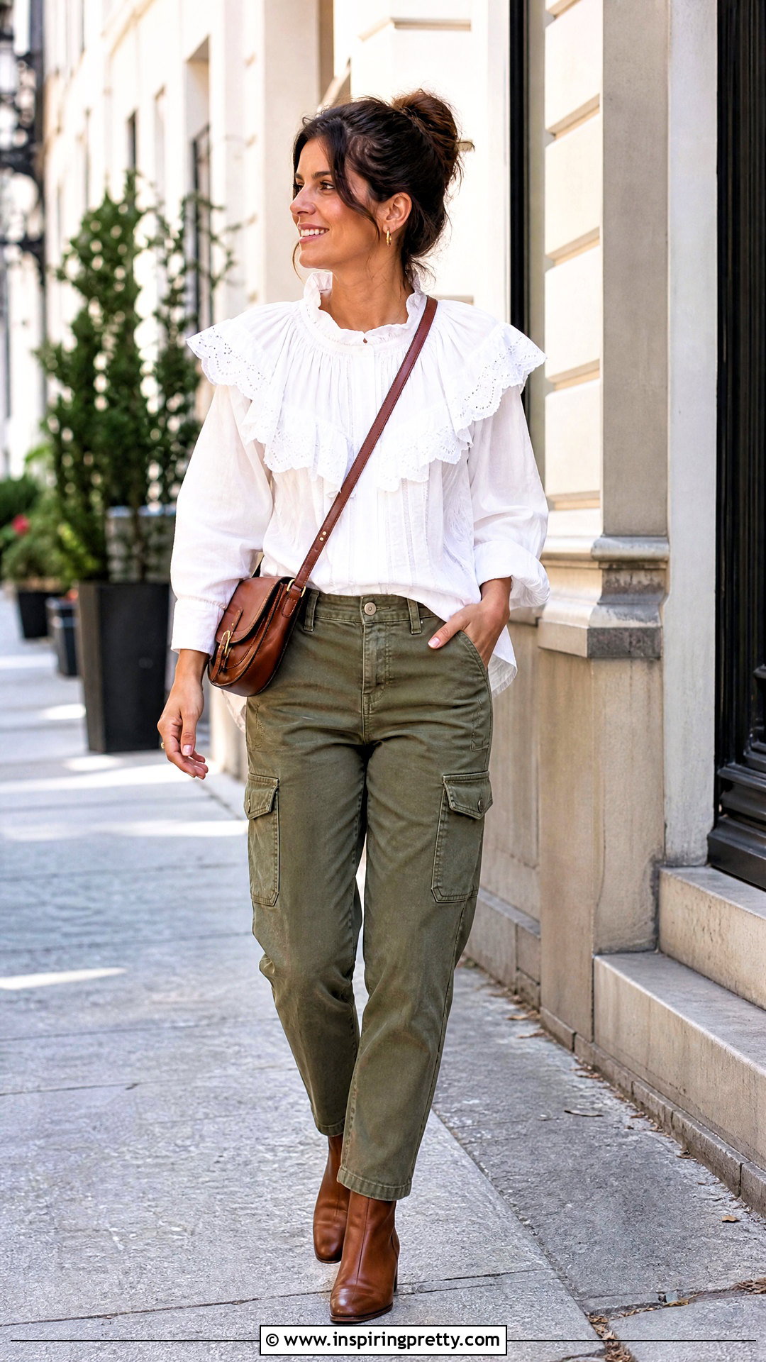 Isabel Marant Ruffle Top With Cargo Pants - 25 isabel marant ruffle top outfit ideas