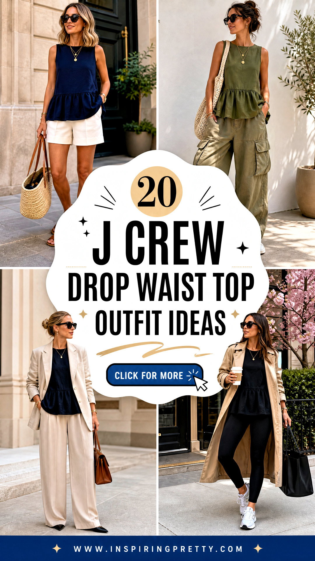 20 J Crew Drop Waist Top Outfit Ideas for Polished Spring Style - 20 J Crew Drop Waist Top Outfit Ideas for Polished Spring Style
