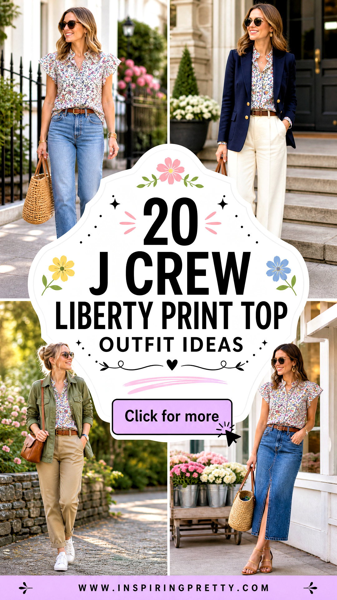 20 J Crew Liberty Print Top Outfit Ideas for Chic Spring Style - 20 J Crew Liberty Print Top Outfit Ideas for Chic Spring Style