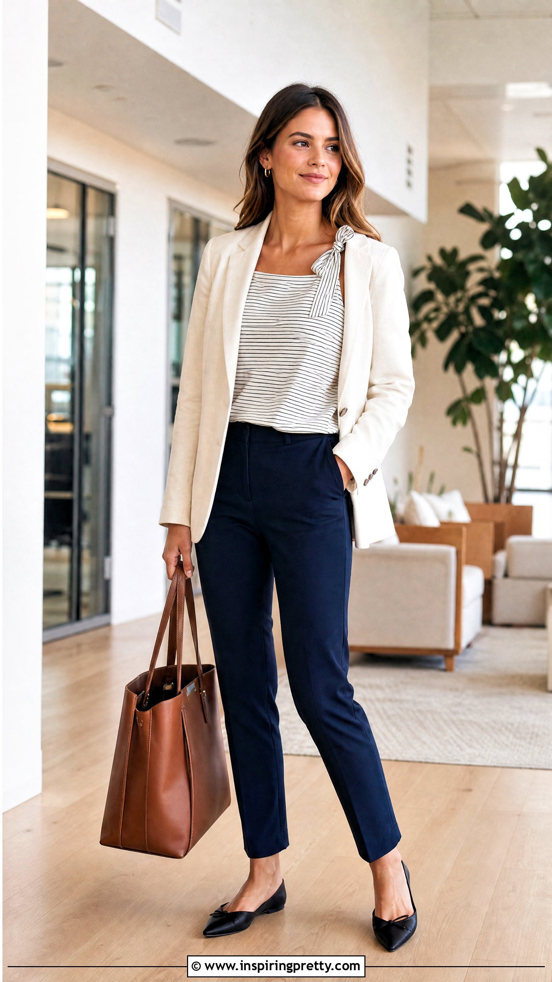 J Crew Paloma Top With A Lightweight Blazer - 20 J Crew Paloma Top outfit ideas