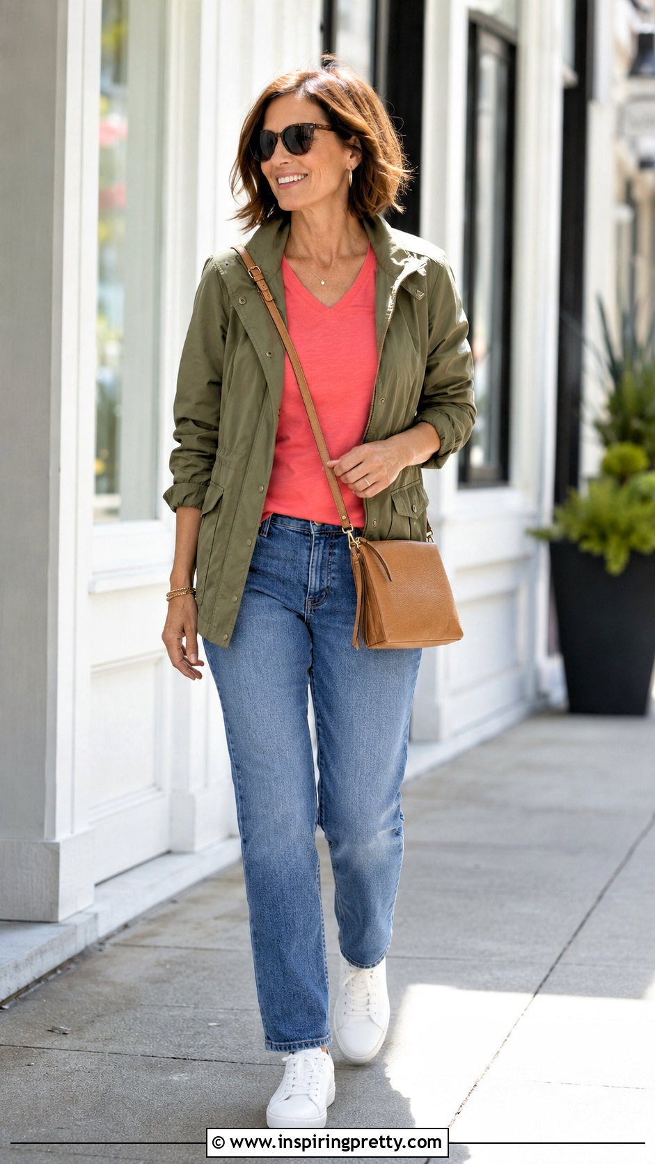 J Jill Pima Cotton Tee With Straight Jeans - 20 j jill tops outfit ideas
