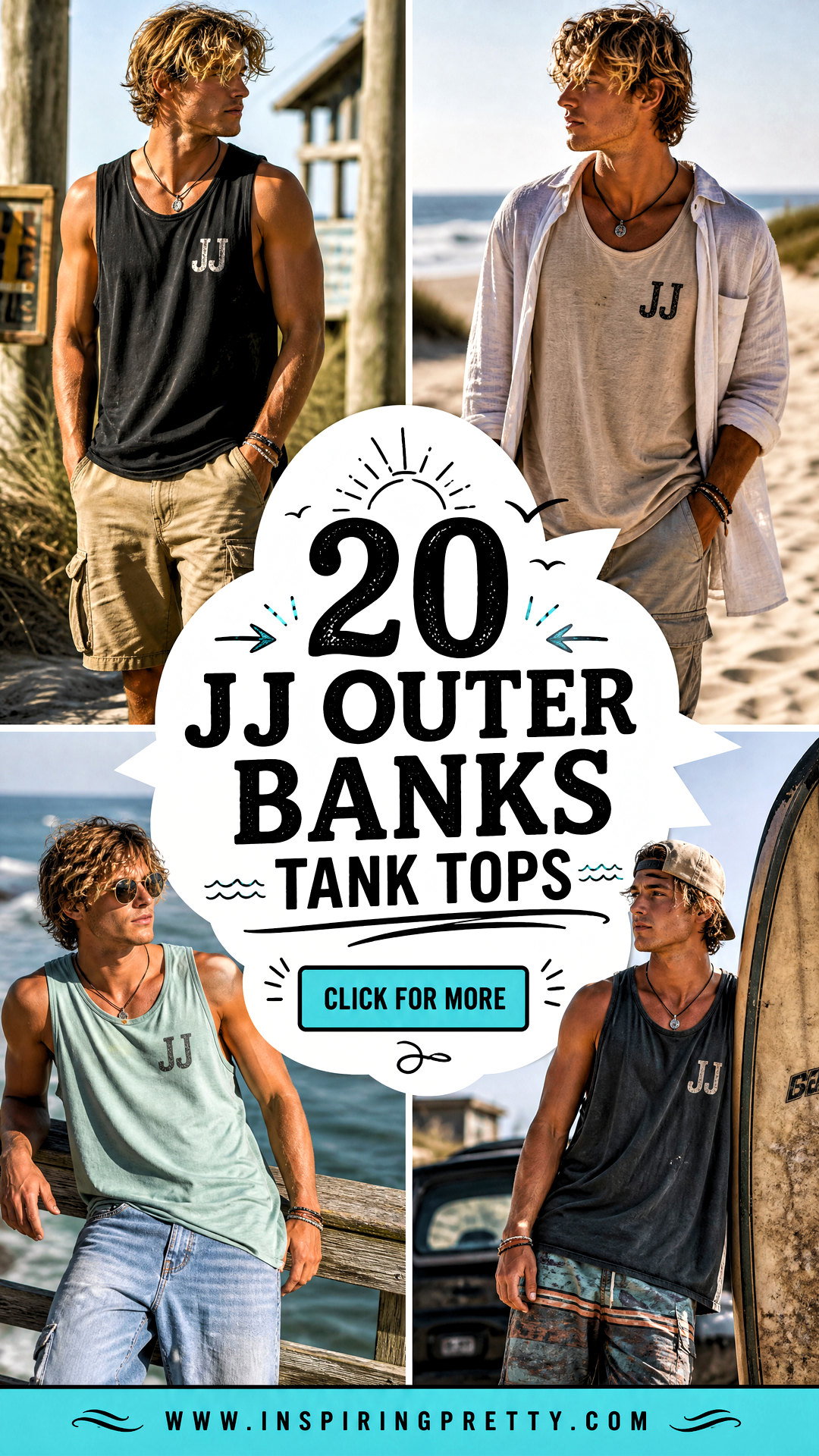 20 JJ Outer Banks Tank Tops for a Coastal-Inspired Look - 20 JJ Outer Banks Tank Tops for a Coastal-Inspired Look