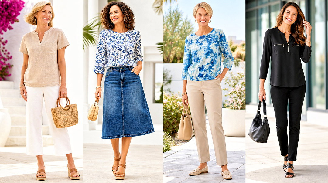 20 JM Collection Tops Outfit Ideas for Polished Everyday Style