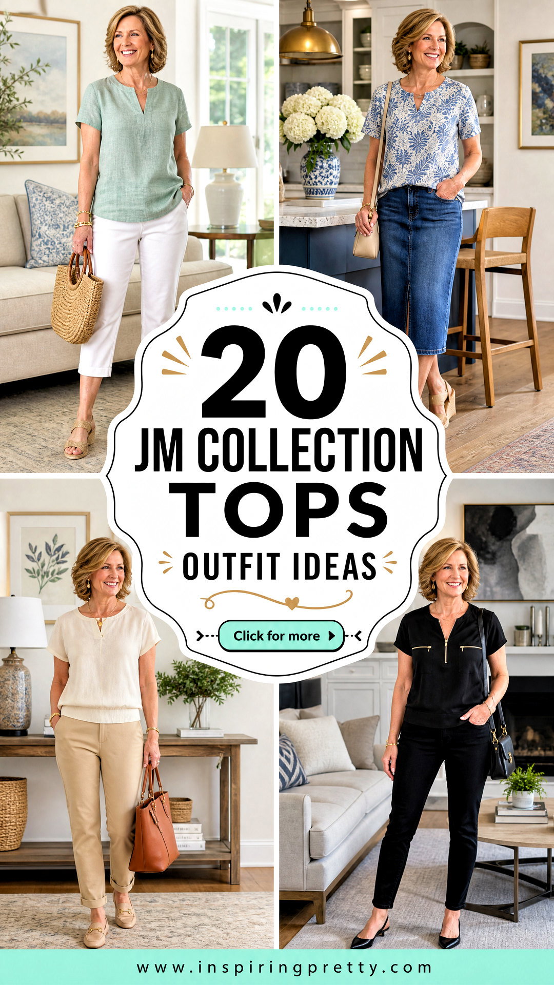 20 JM Collection Tops Outfit Ideas for Polished Everyday Style - 20 JM Collection Tops Outfit Ideas for Polished Everyday Style