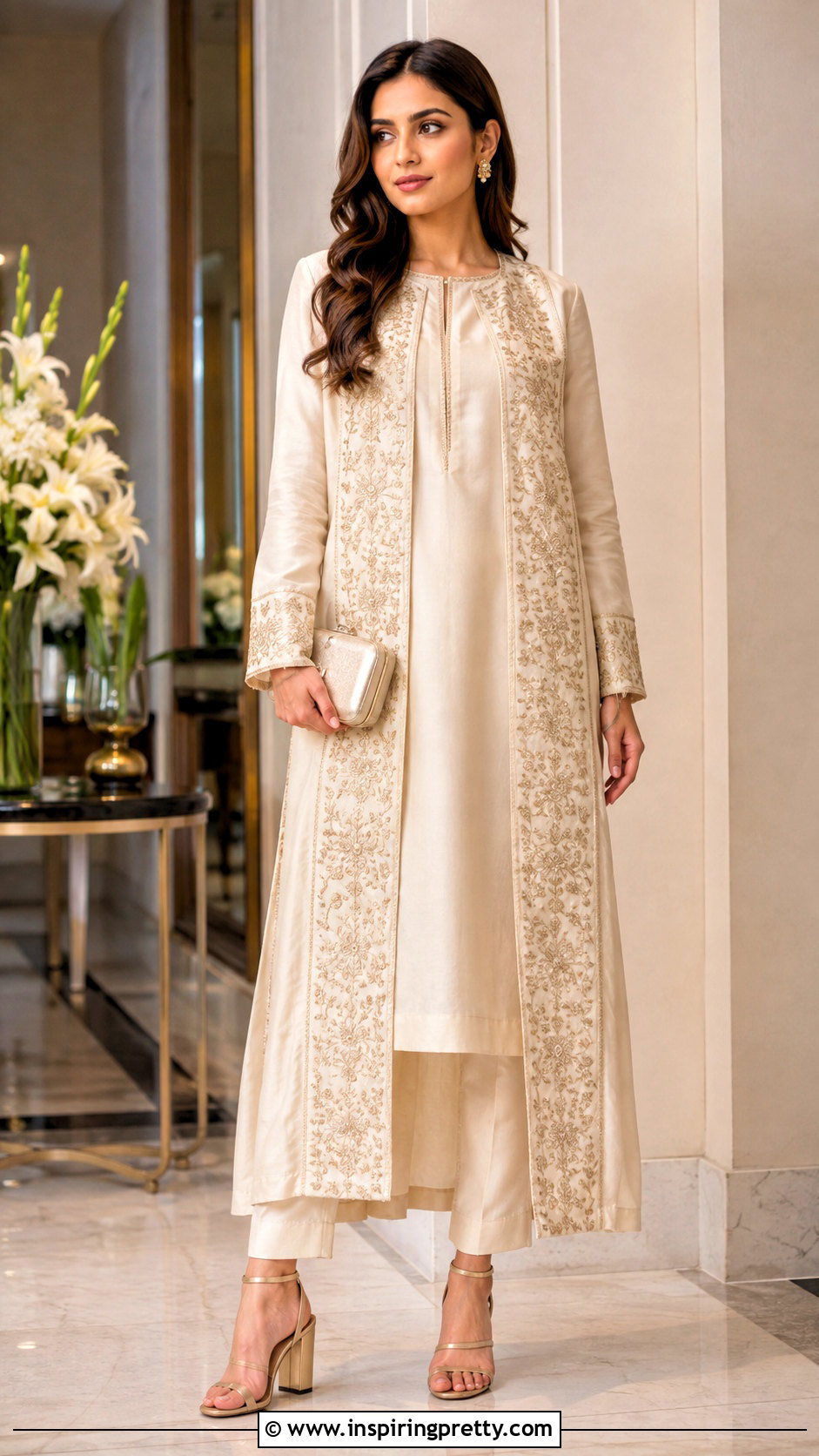 Jacket Kurti Top With Pants - 50 kurti top designs for women