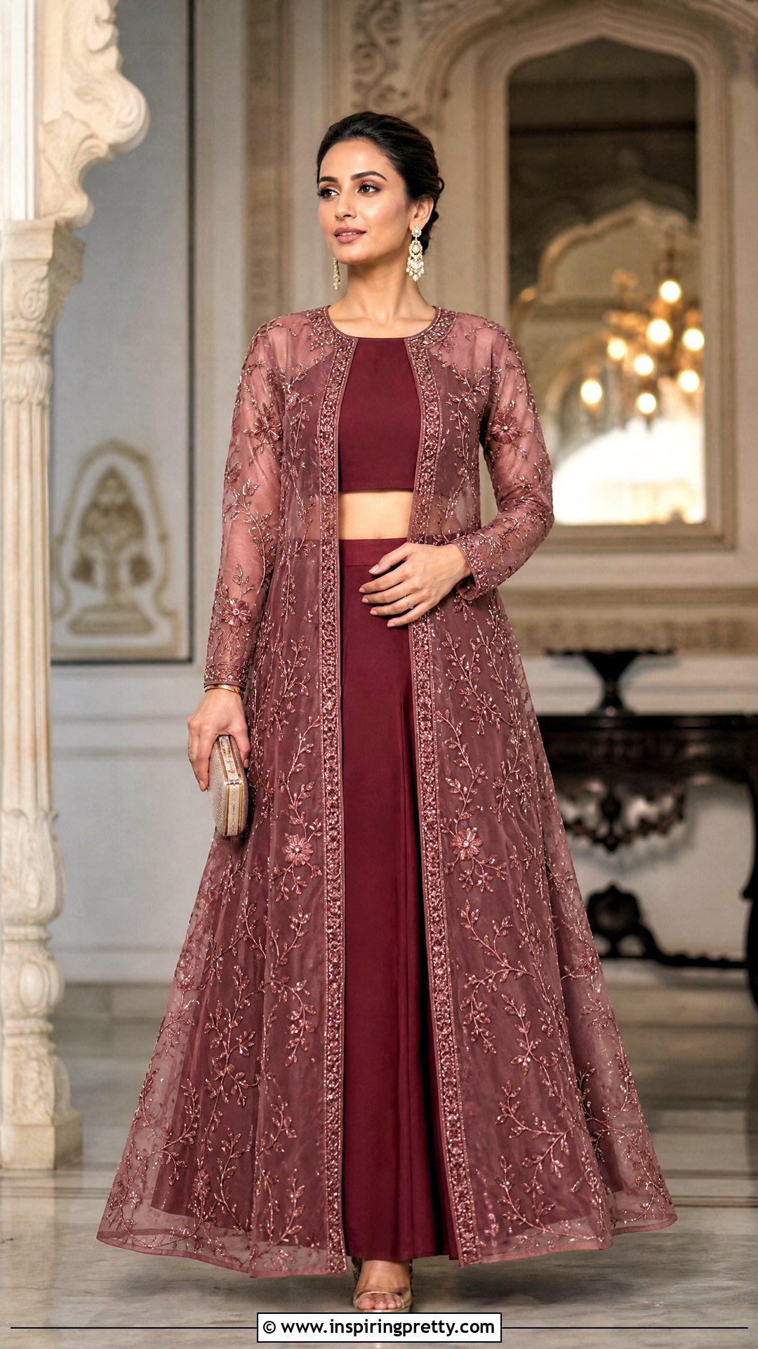 Jacket Organza Crop Top Lehenga Outfit - 50 organza crop top lehenga outfit ideas