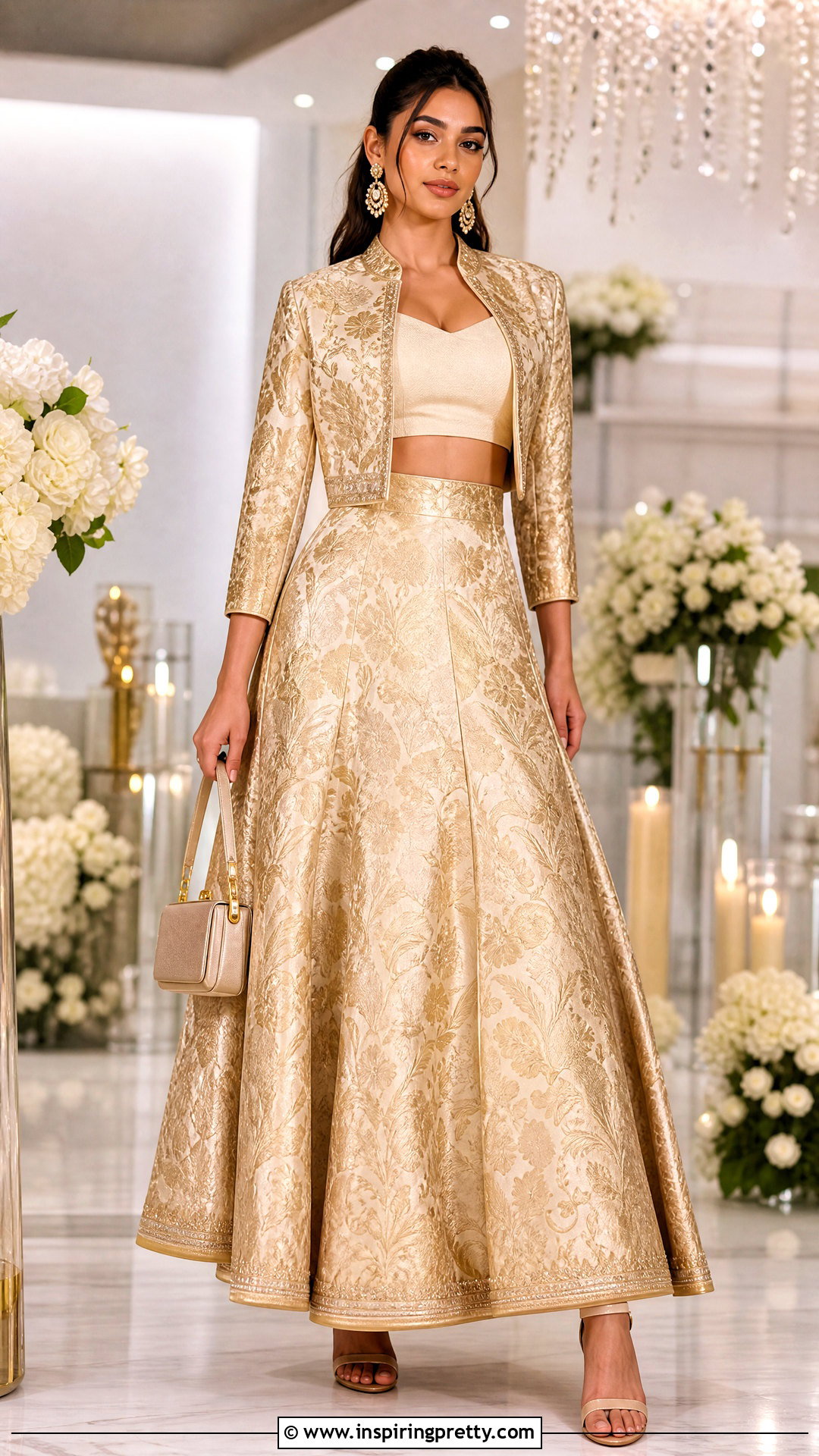 Jacket Style Lehenga Top - 50 lehenga top design ideas