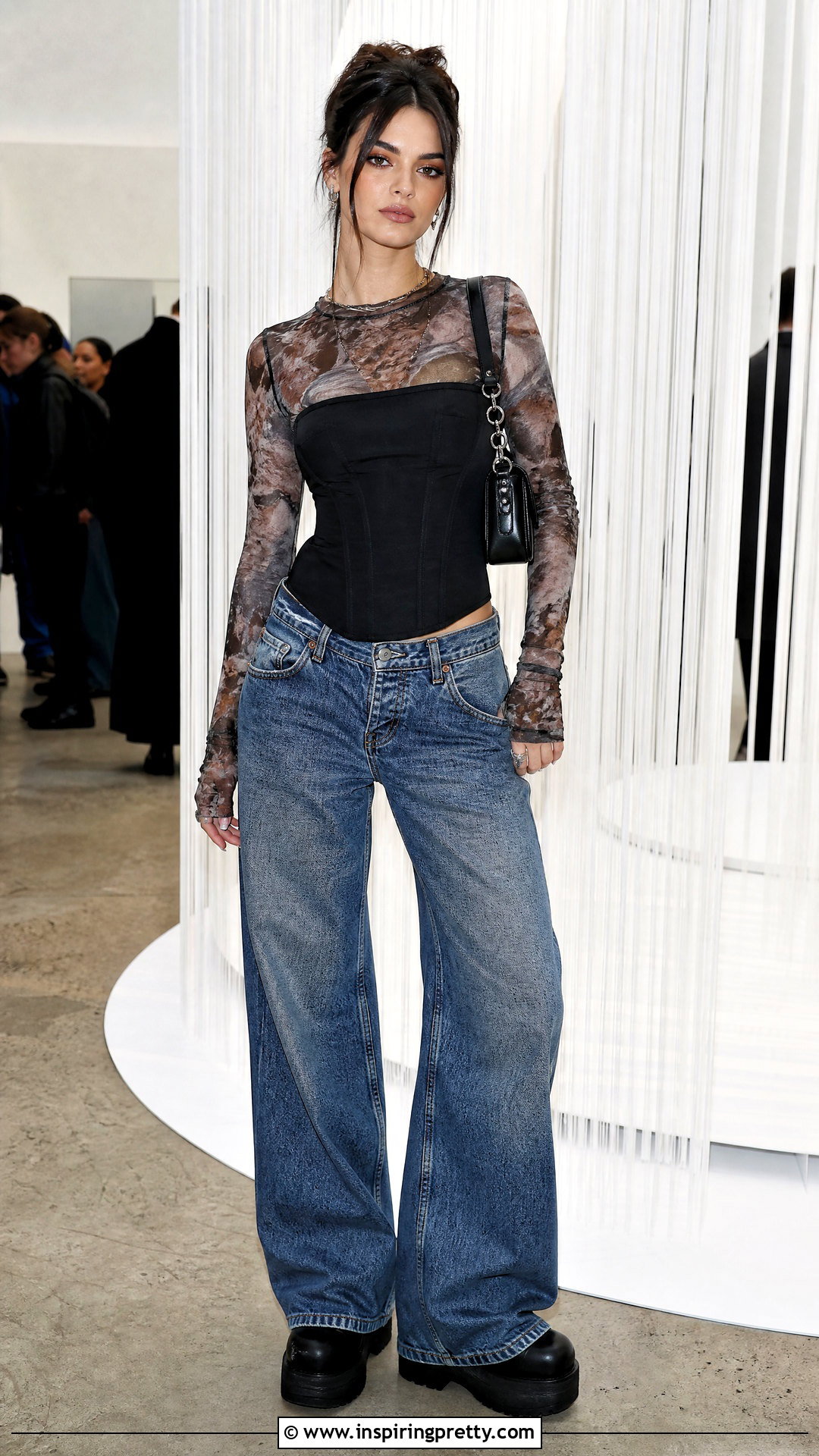 Jaded London Mesh Top Under A Corset Top - 25 jaded london mesh top outfit ideas