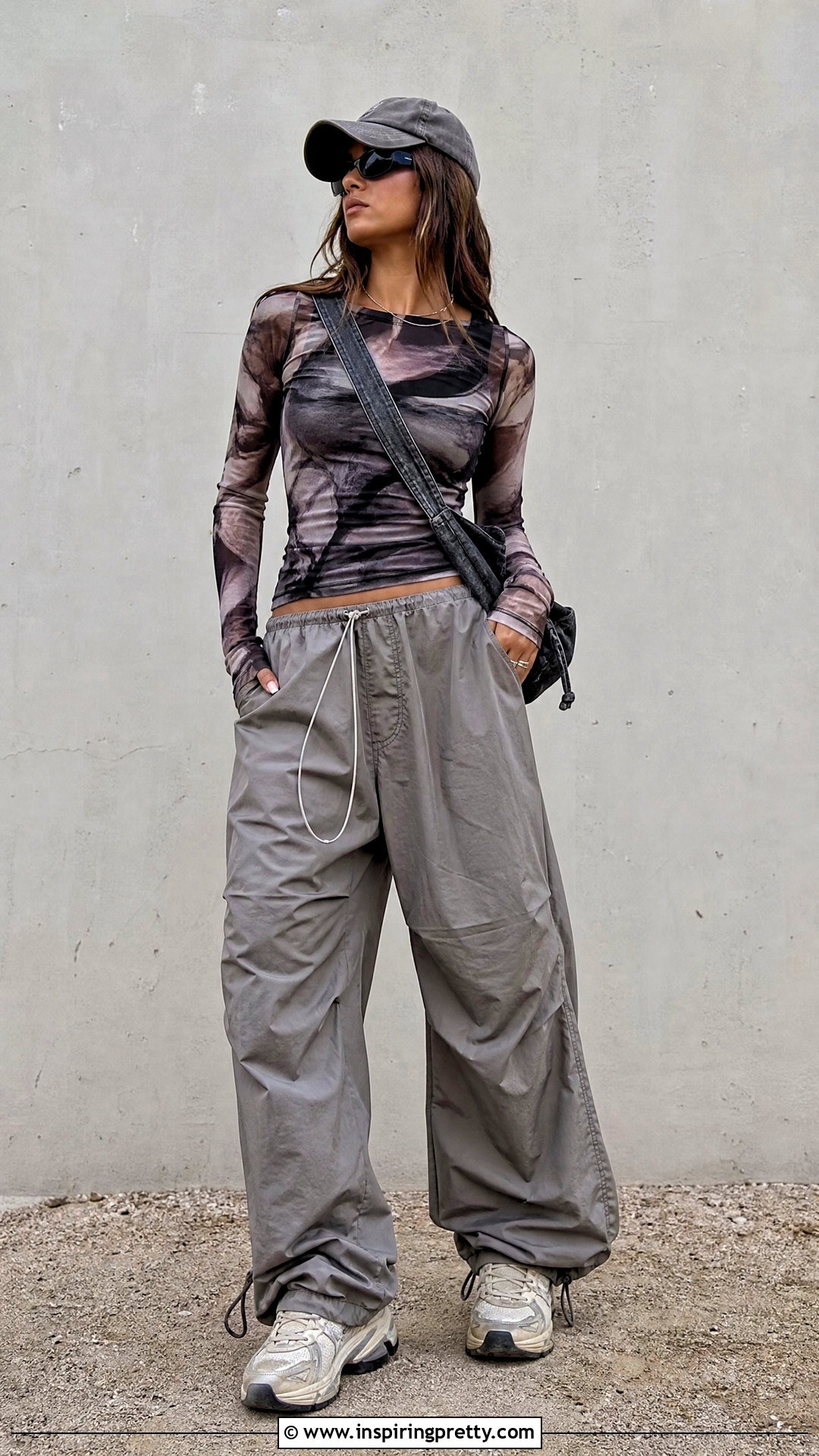 Jaded London Mesh Top With Parachute Pants - 25 jaded london mesh top outfit ideas