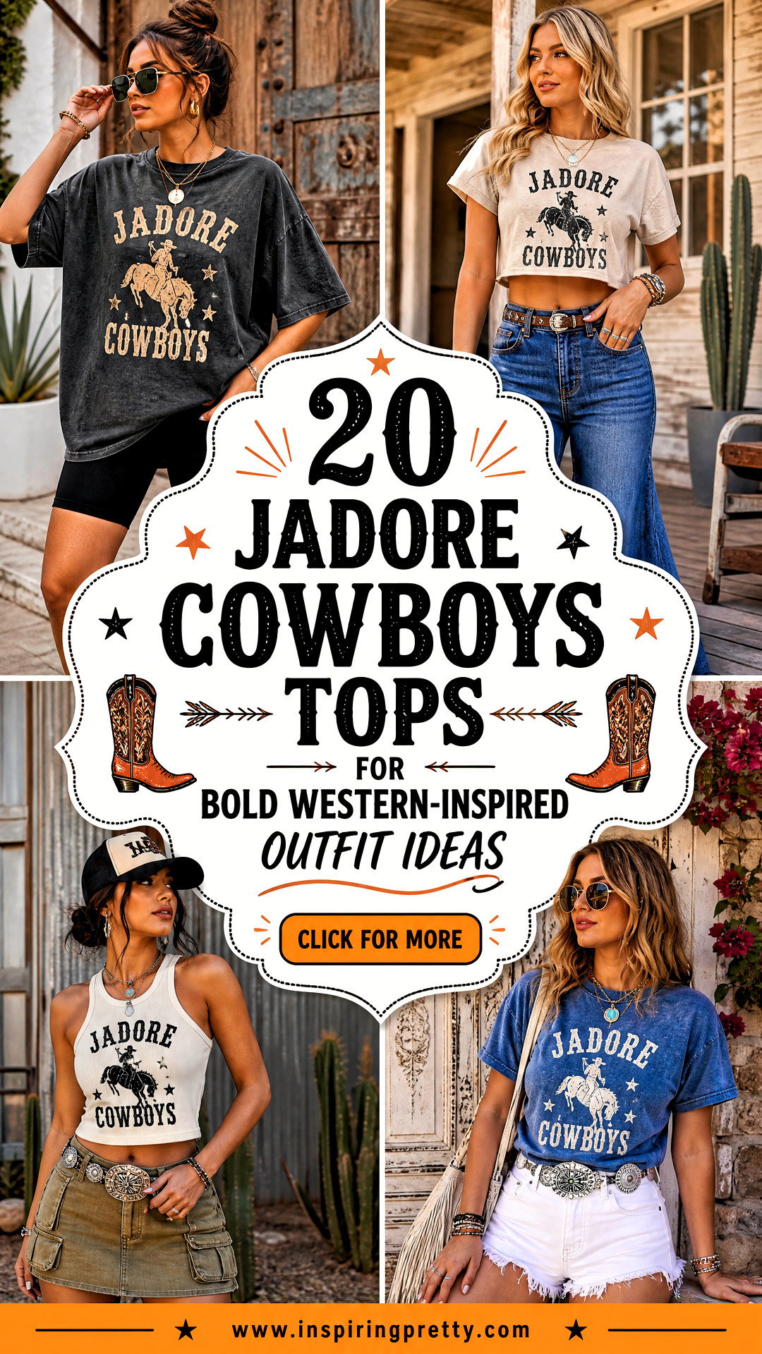 20 Jadore Cowboys Tops for Bold Western-Inspired Outfit Ideas - 20 Jadore Cowboys Tops for Bold Western-Inspired Outfit Ideas
