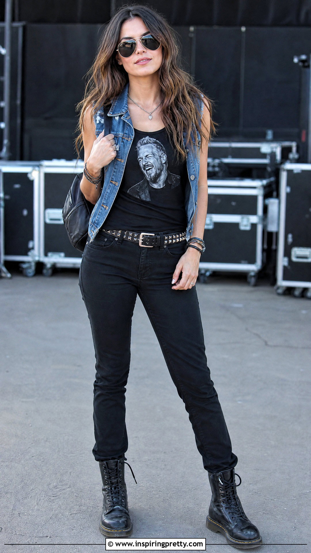 James Hetfield Tank Top With Distressed Denim Vest - 25 james hetfield tank tops