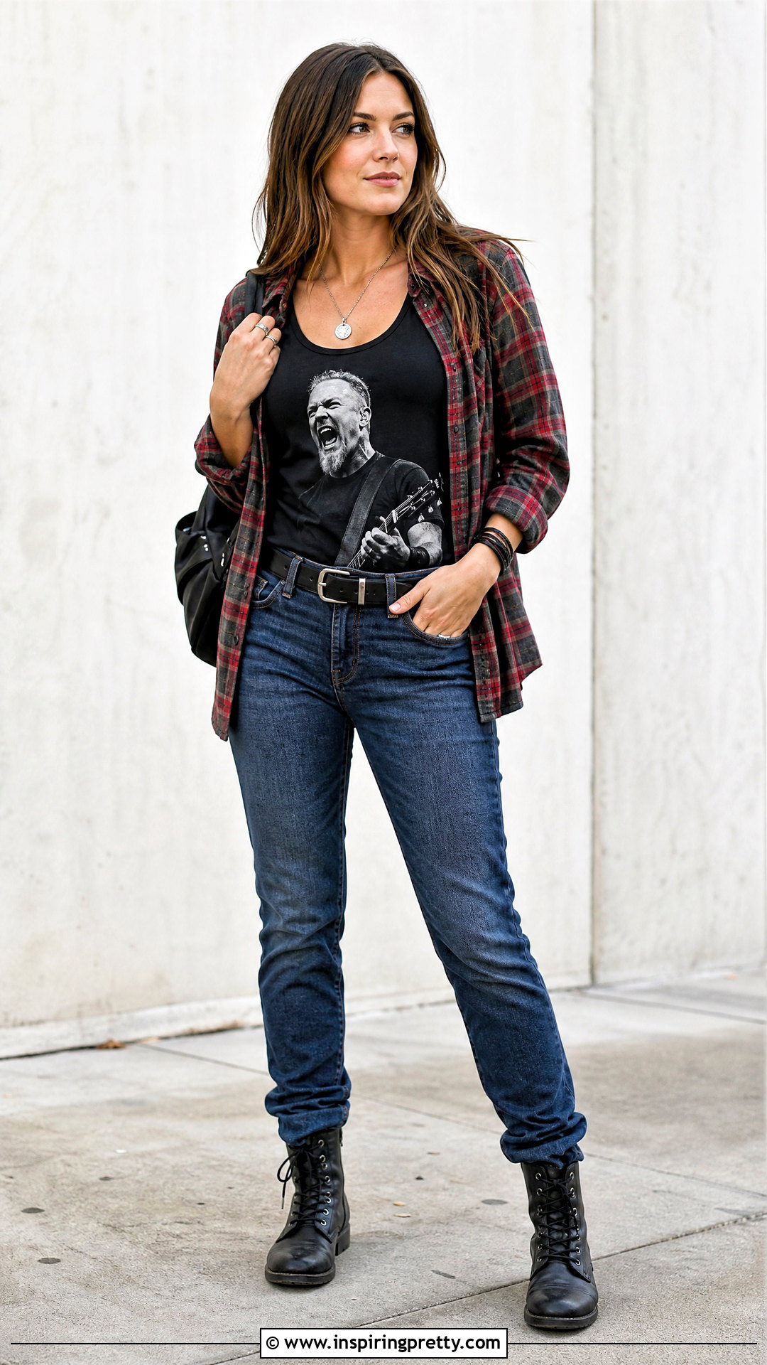 James Hetfield Tank Top With Plaid Shirt And Jeans - 25 james hetfield tank tops