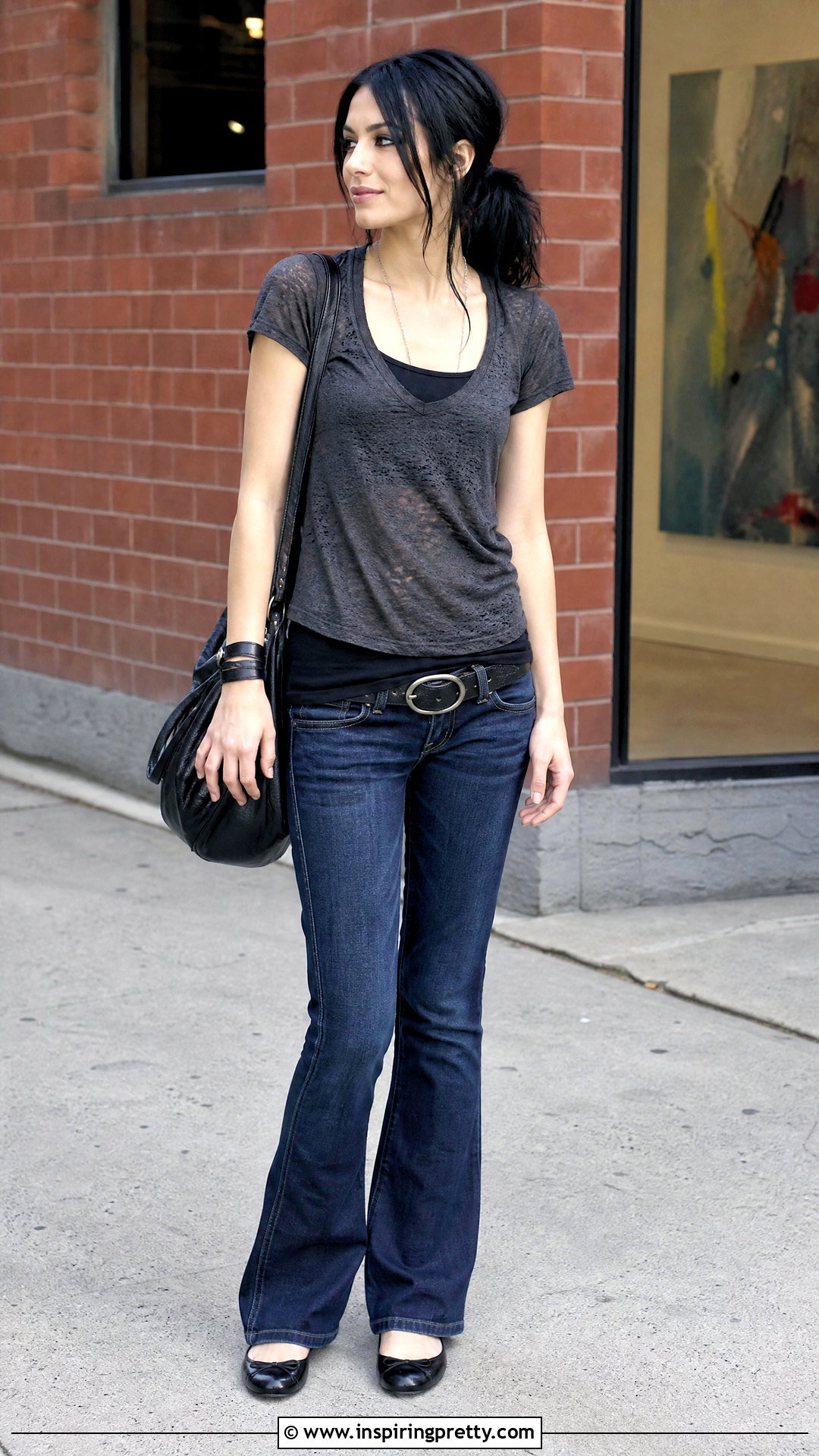 Jane Margolis Charcoal Burnout T Shirt Outfit - 25 Jane Margolis Tops