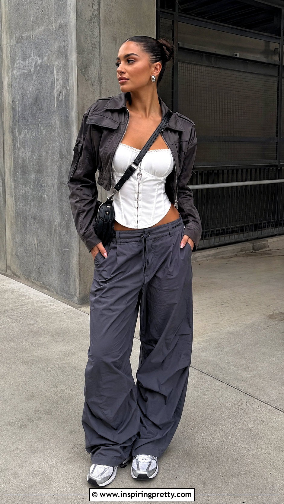 Jane Norman Corset Top With Parachute Pants - 25 Jane Norman Corset Top outfit ideas