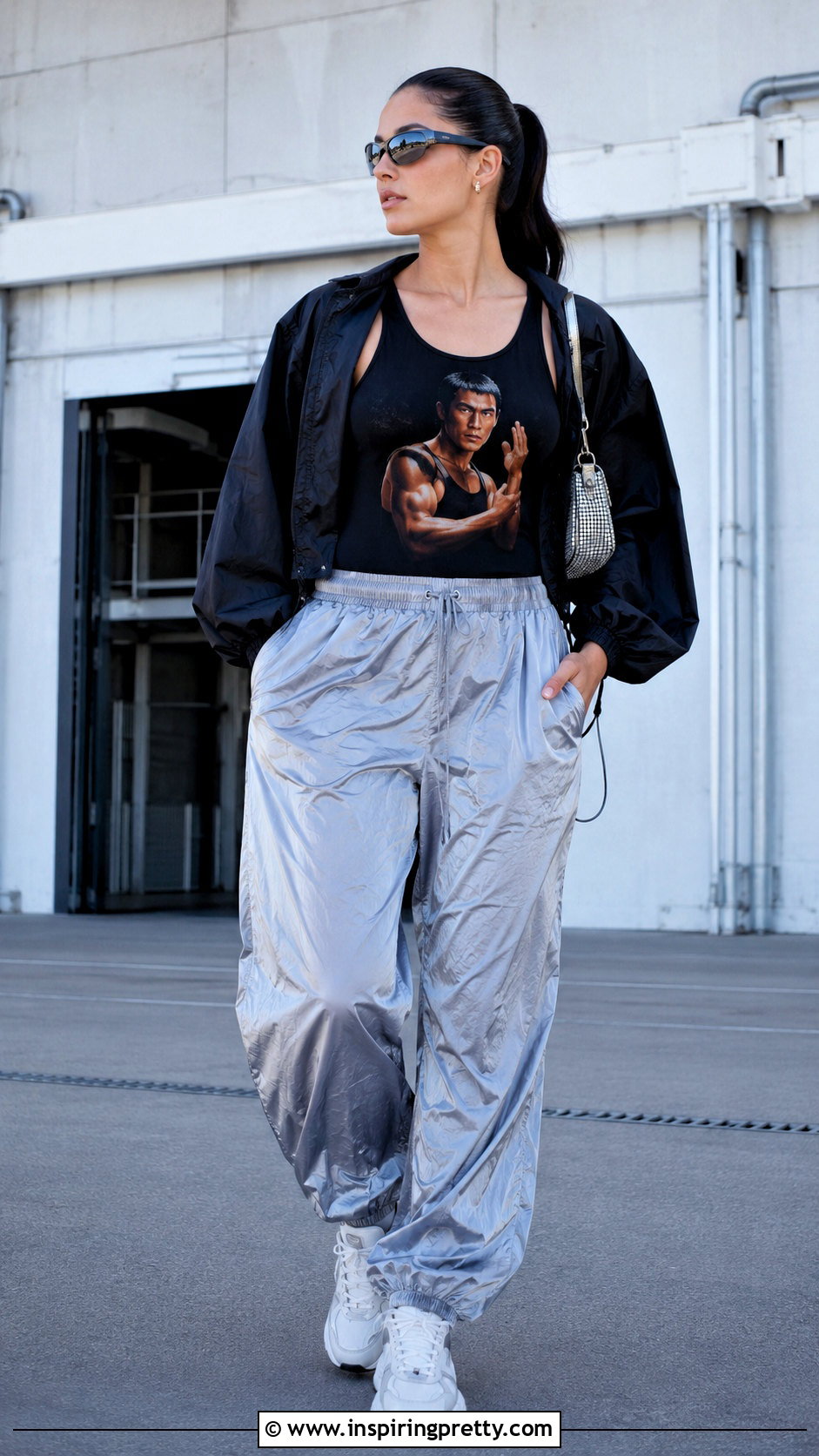 Jean Claude Van Damme Tank Top With Parachute Pants - 20 jean claude van damme tank top outfit ideas