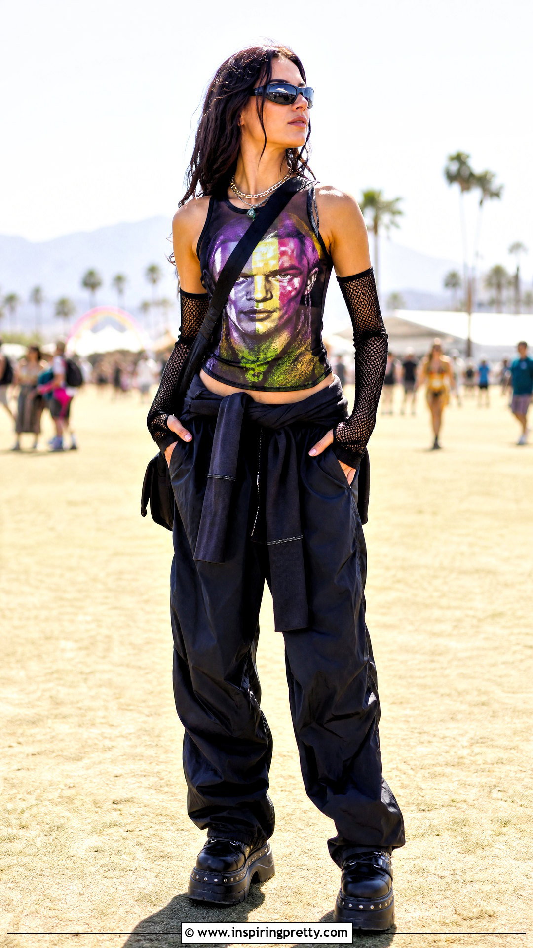 Jeff Hardy Tank Top With Colorful Festival Layers - 20 Jeff Hardy Tank Top outfit ideas