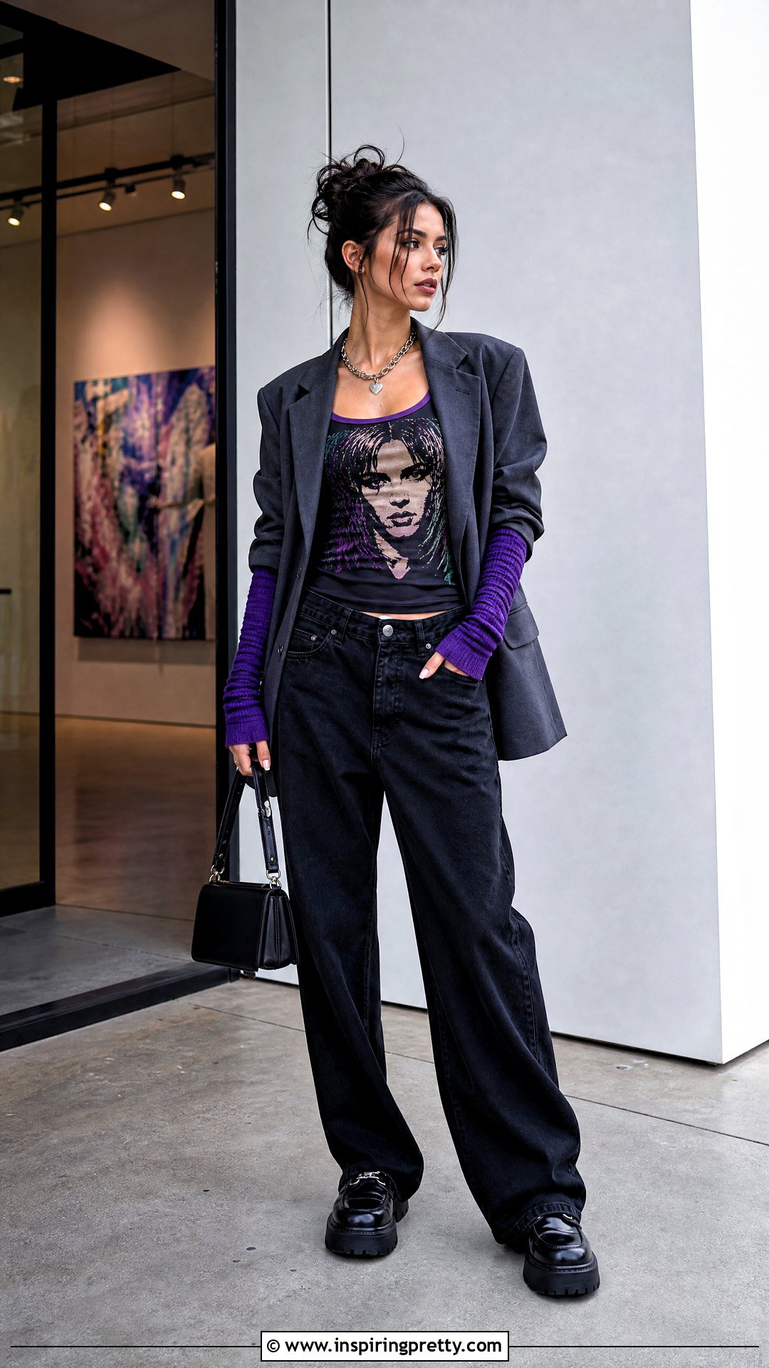 Jeff Hardy Tank Top With Oversized Blazer And Jeans - 20 Jeff Hardy Tank Top outfit ideas